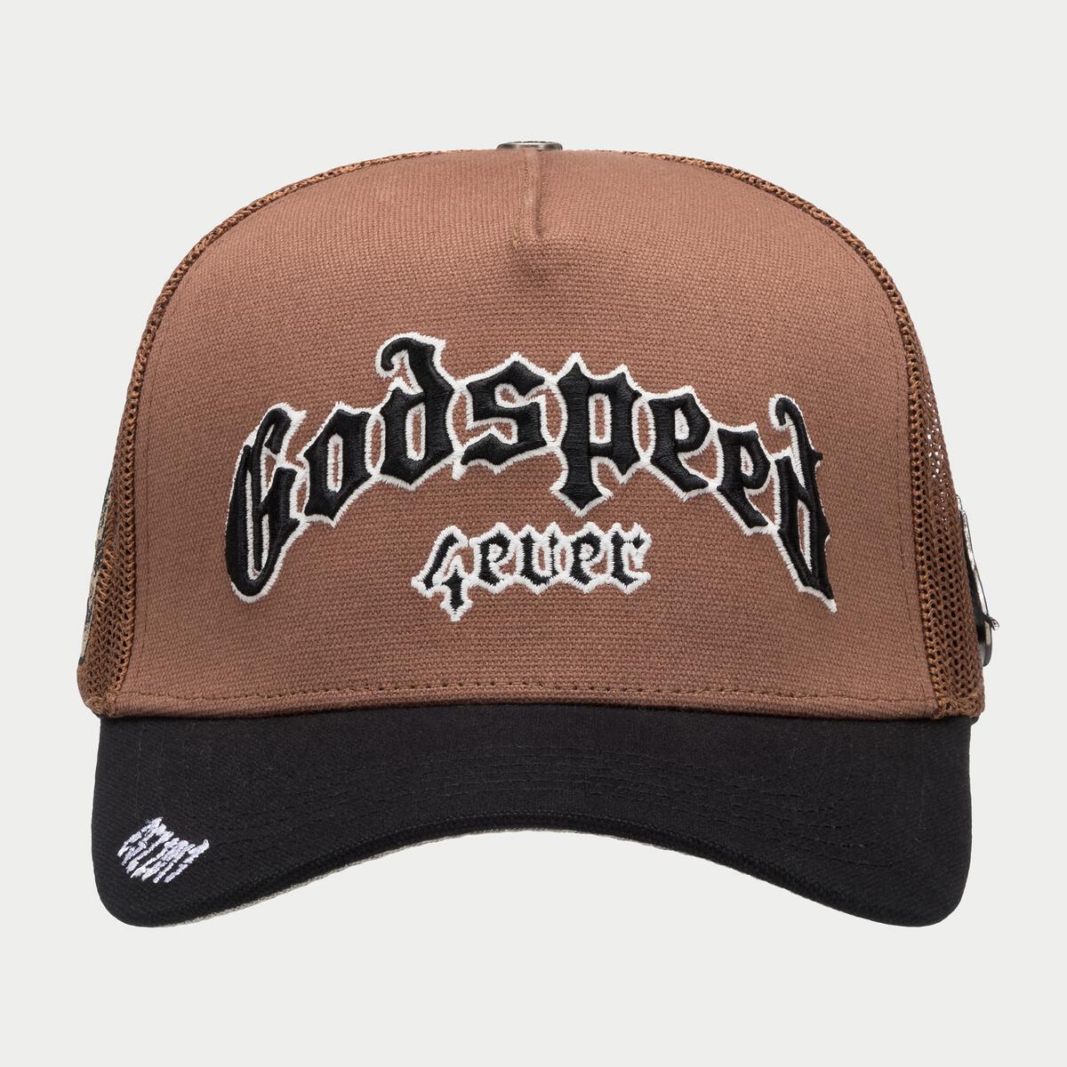 Godspeed "Forever" Taupe/Black Trucker