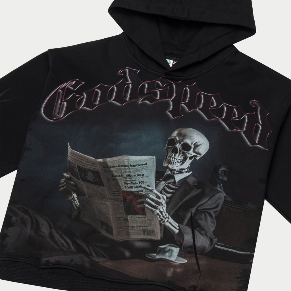 Godspeed "Black Monday" Hoodie (Grey Wash)