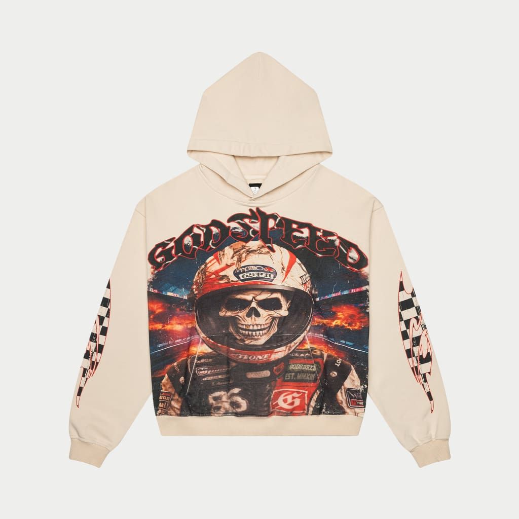 Godspeed "Racer Goldie" Hoodie (Bone)