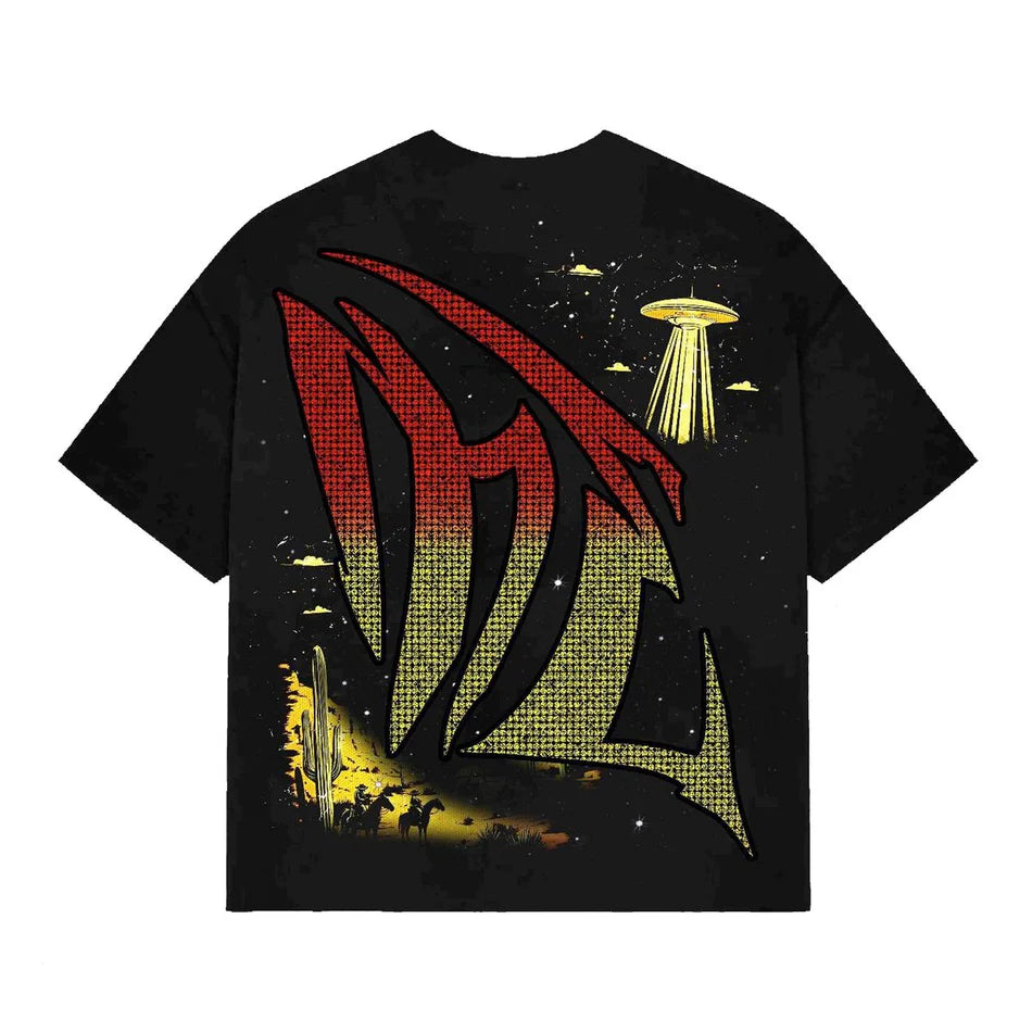 Mixed Emotions "Ranger" Black Rhinestone T-Shirt