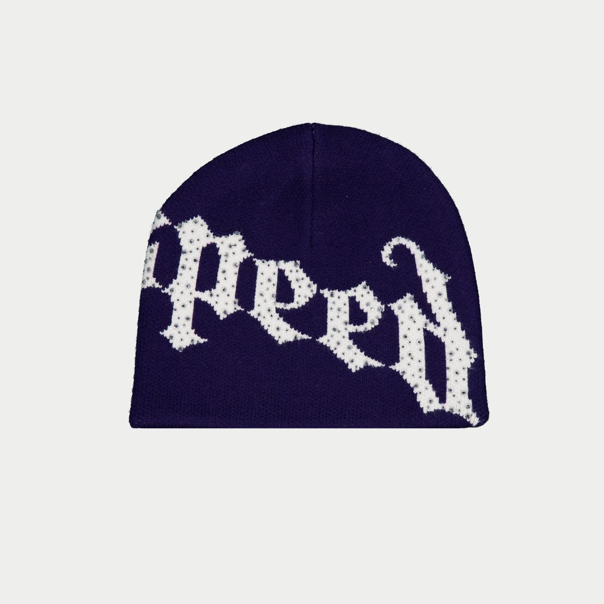 Godspeed "OG Logo" Navy/White Studded Beanie