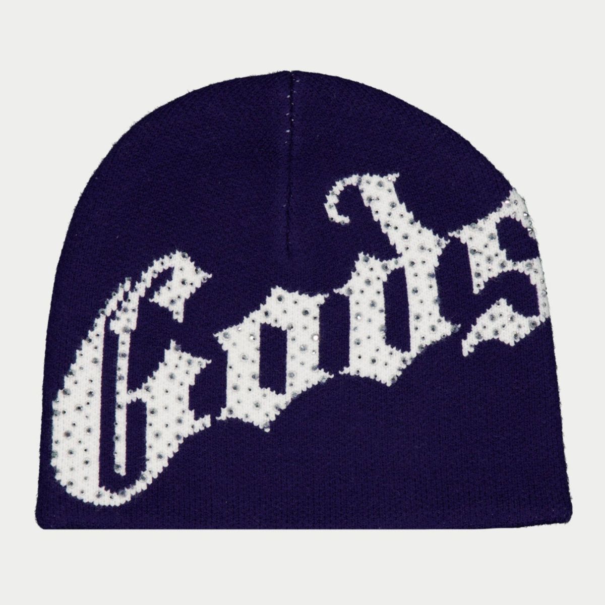 Godspeed "OG Logo" Navy/White Studded Beanie