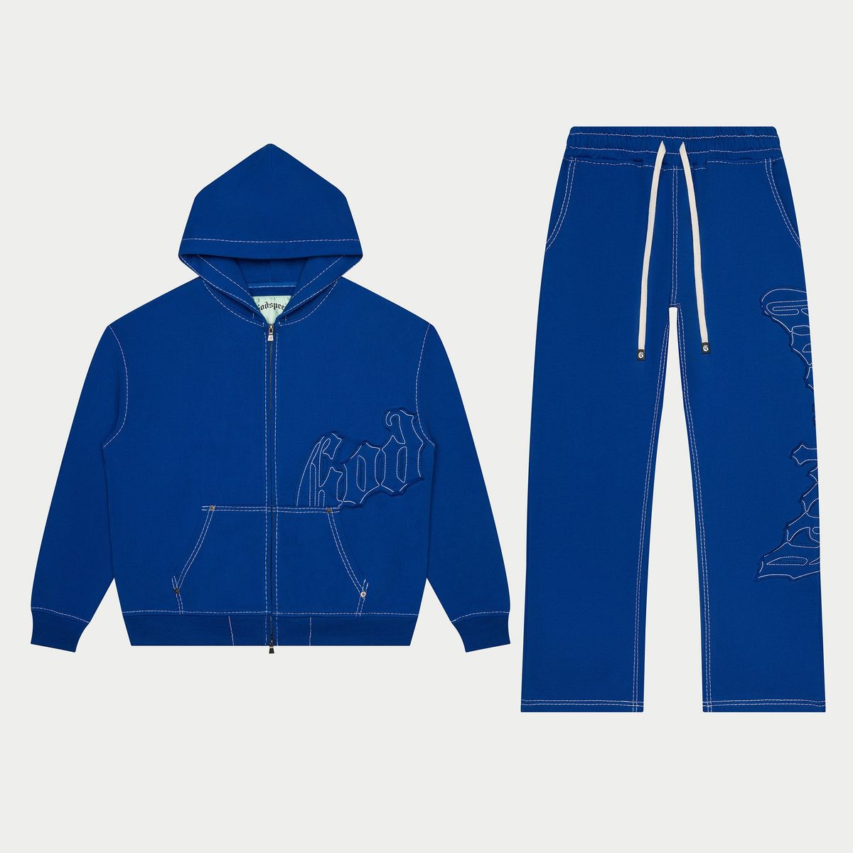 Godspeed "Blue Stitched" Og Logo Full Sweatsuit