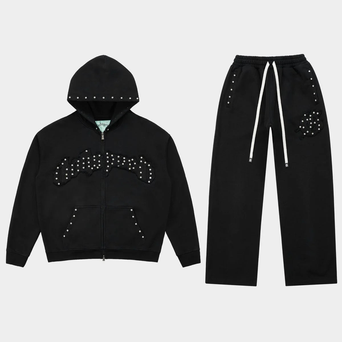 Godspeed "Symmetric Studded V2 VVS" Sweatsuit (Black)