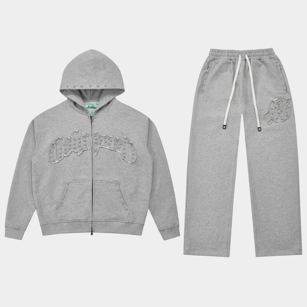Godspeed "Symmetric Studded V2 VVS" Sweatsuit (Grey)