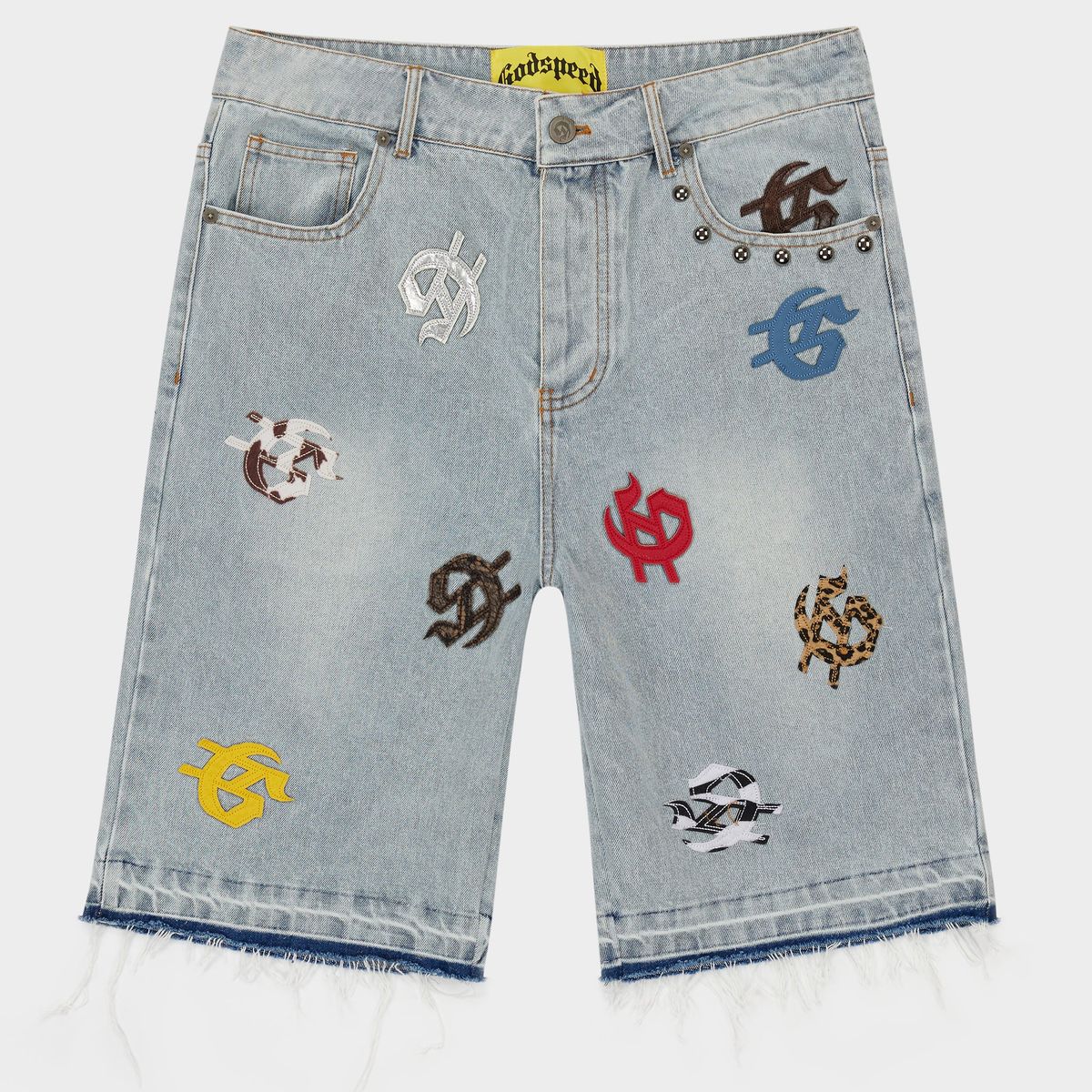 Godspeed "Infinity" Jean Shorts (Multi Color)