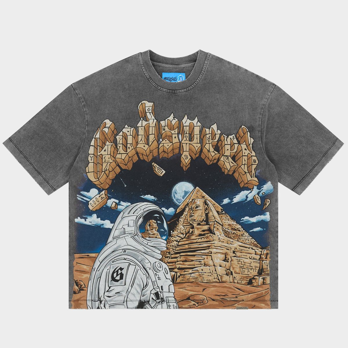 Godspeed "Sphinx Guardian" Grey Wash T-Shirt