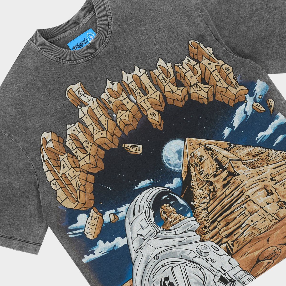 Godspeed "Sphinx Guardian" Grey Wash T-Shirt