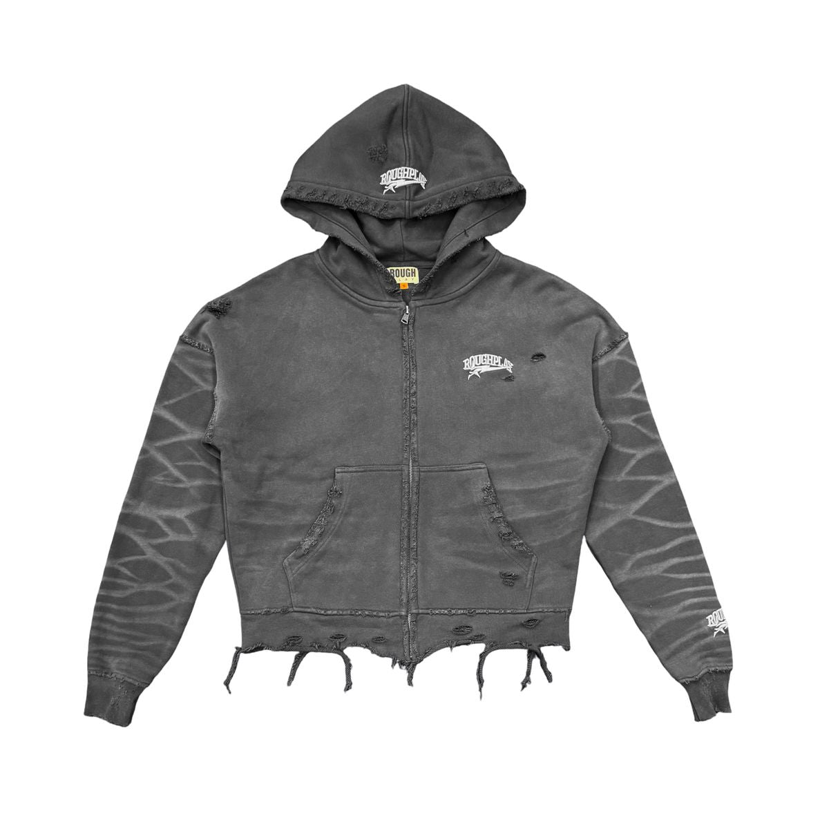 Roughplay "Dark Grey" Zip-Up Hoodie