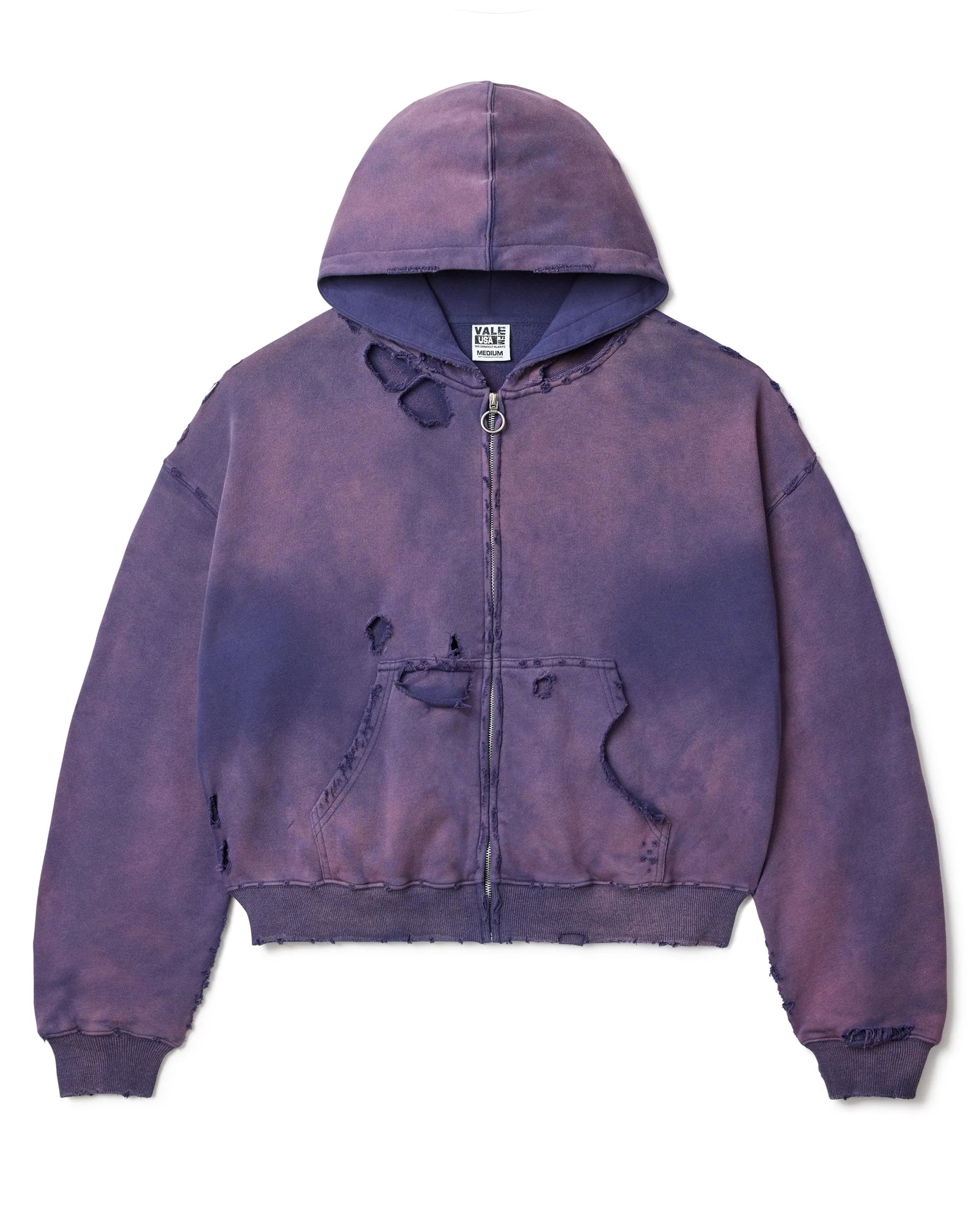 Vale "Purple Destroyer" Zip-Up Hoodie