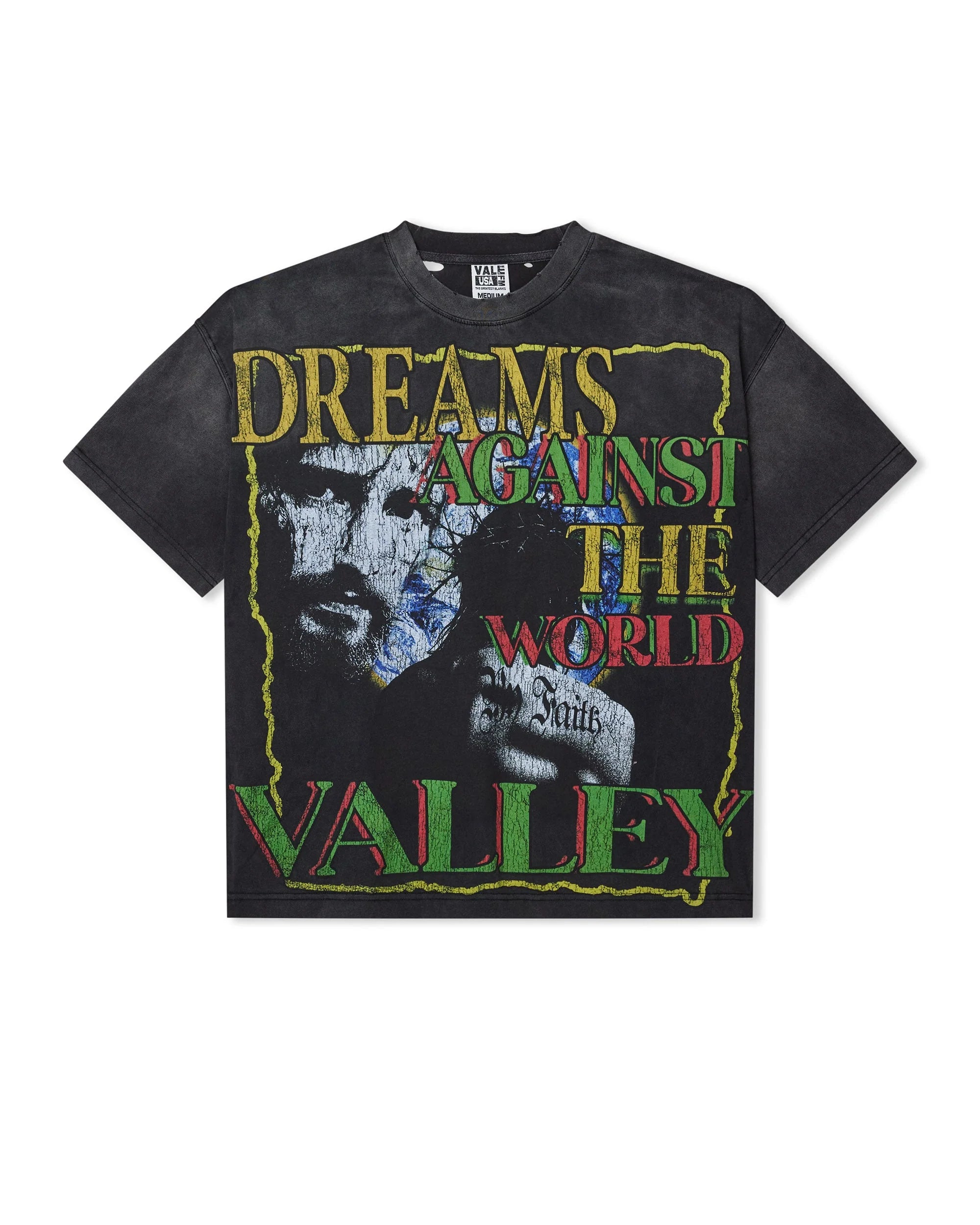 Vale "Dreams Vs World" Black T-Shirt