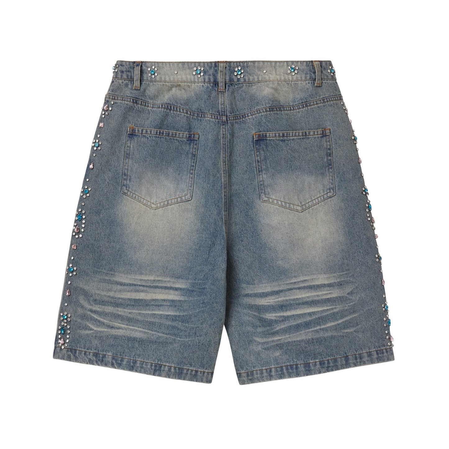 Vale "Candy" Light Wash Jean Shorts