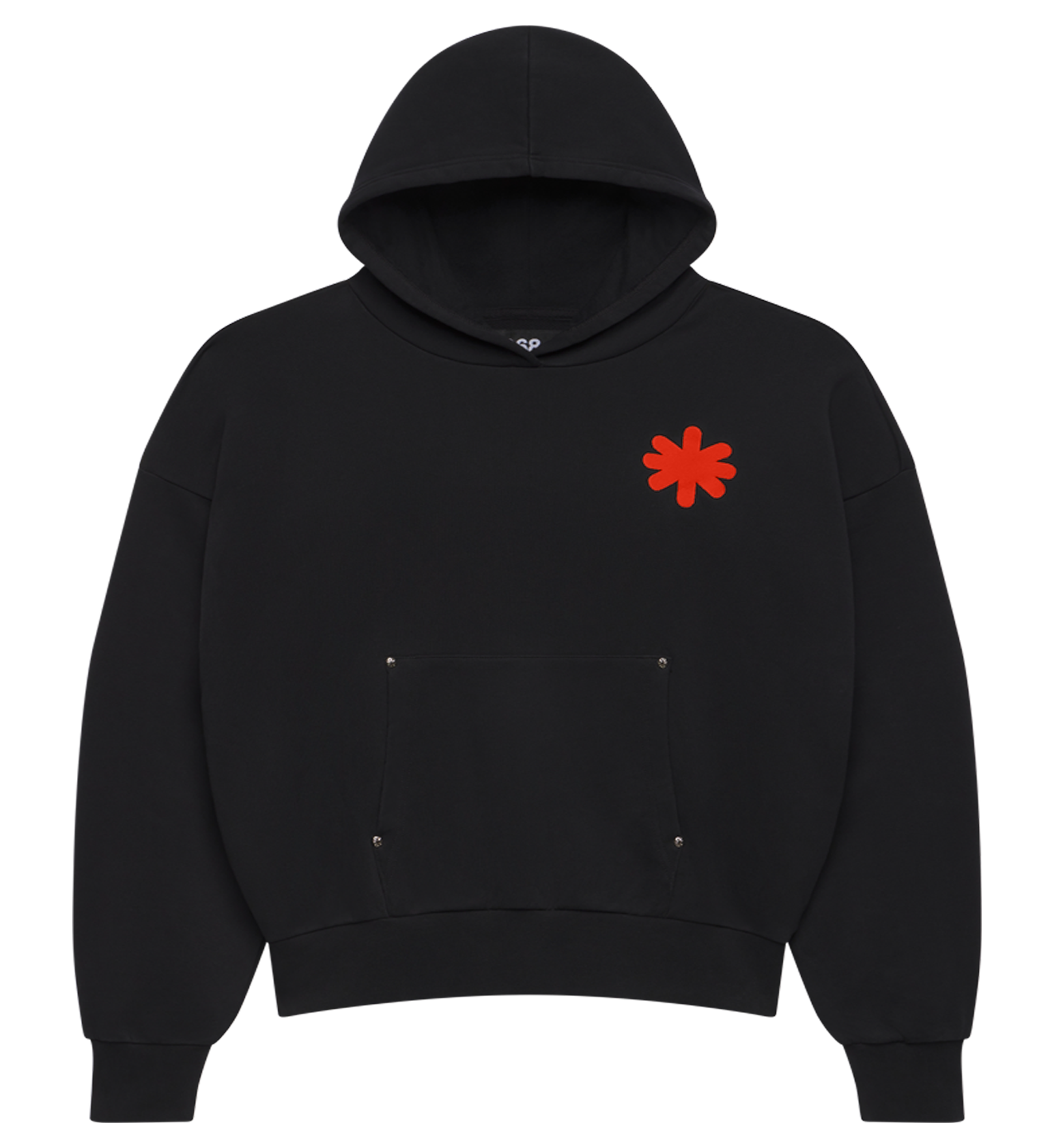 Lost Shdws "Single Layered" Black/Red Logo Hoodie