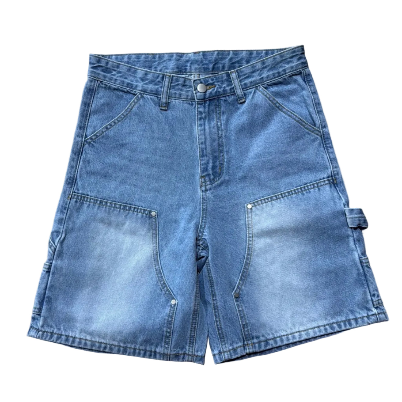 Stealth "Light Wash" Carpenter Jean Shorts