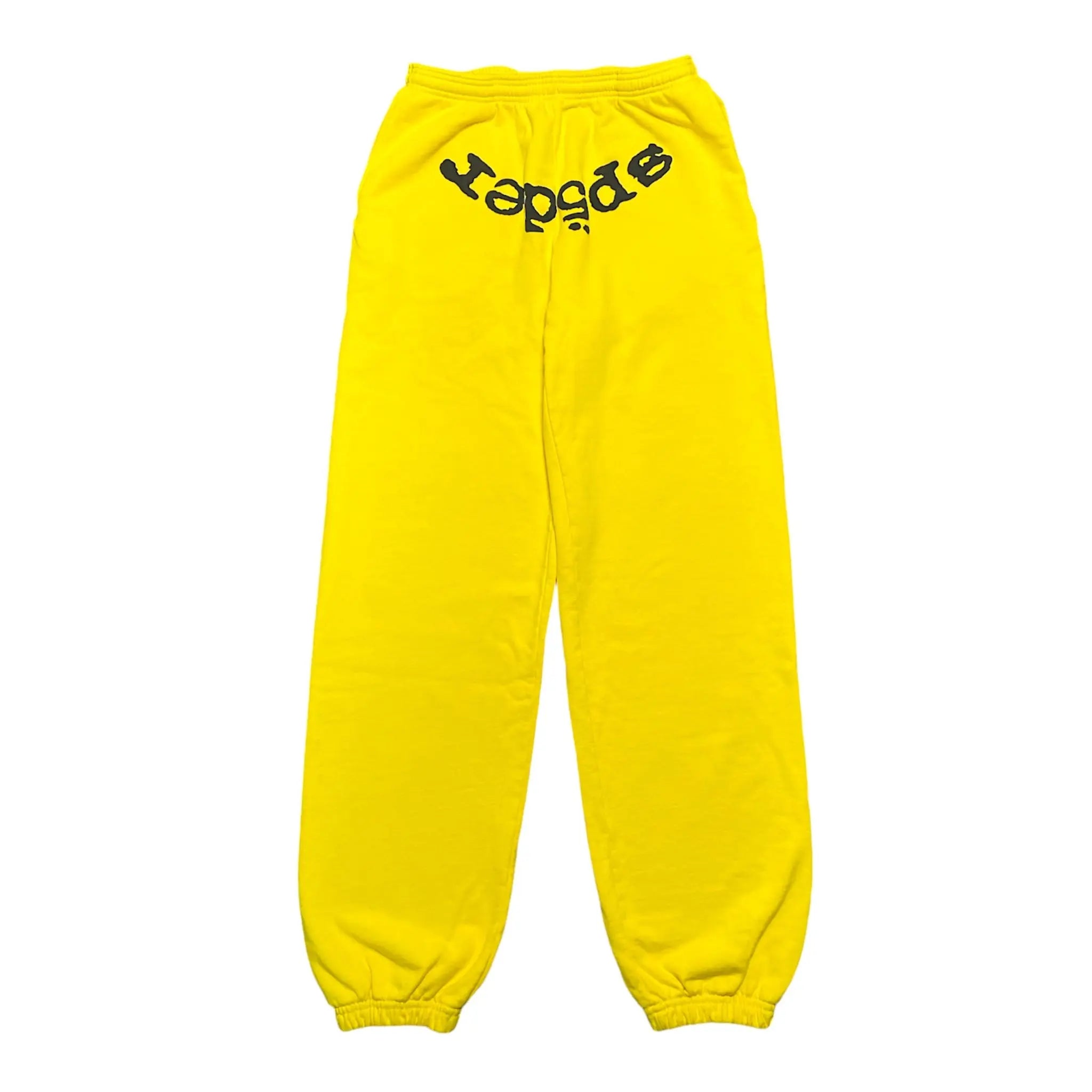 Sp5der "Legacy v2" Yellow Sweatpants