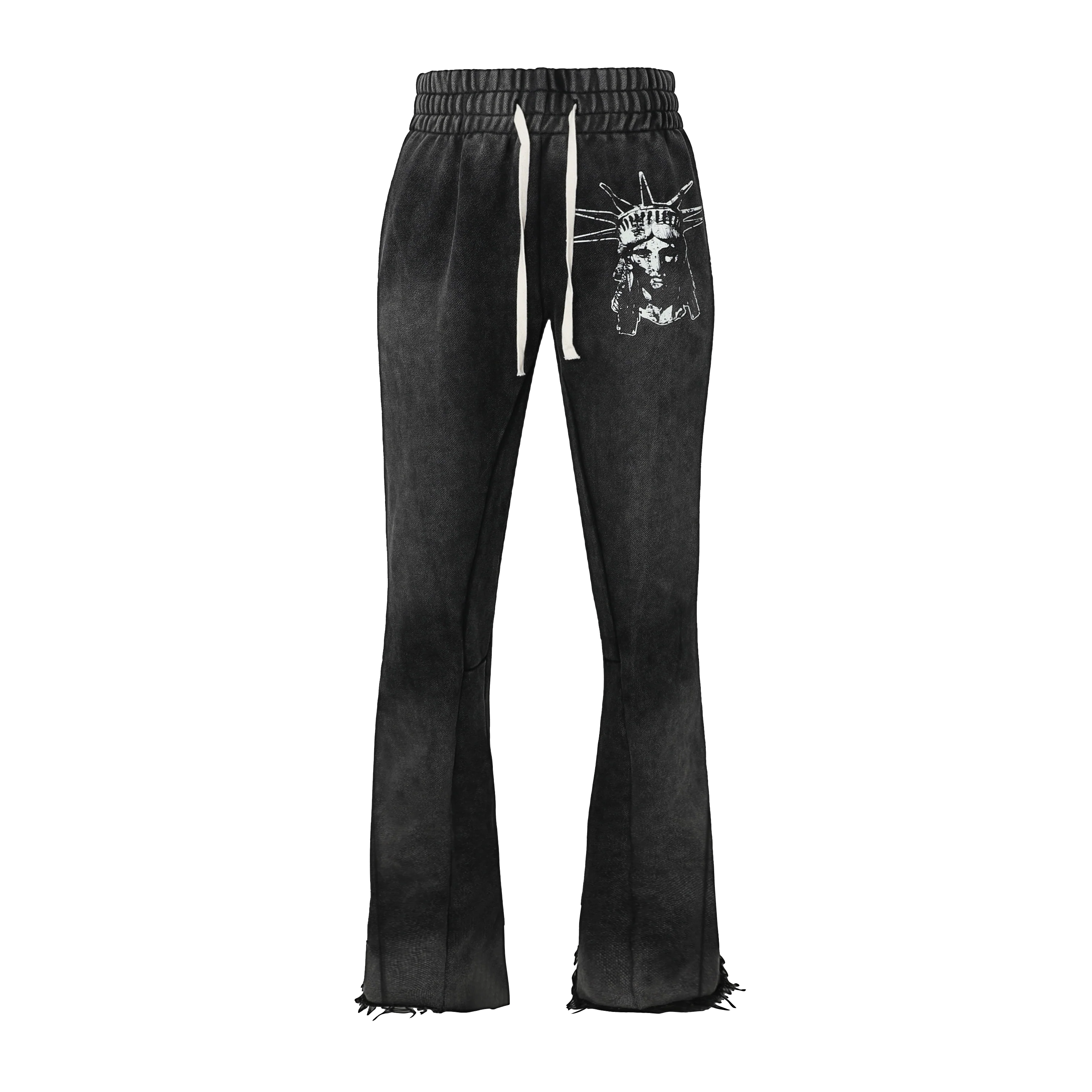 Kids Lost Intricacy "Black Washed" Flare Sweatpants
