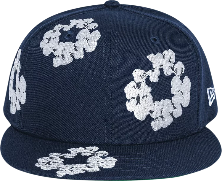 Denim Tears x New Era Navy Cotton Wreath 59/50 Hat