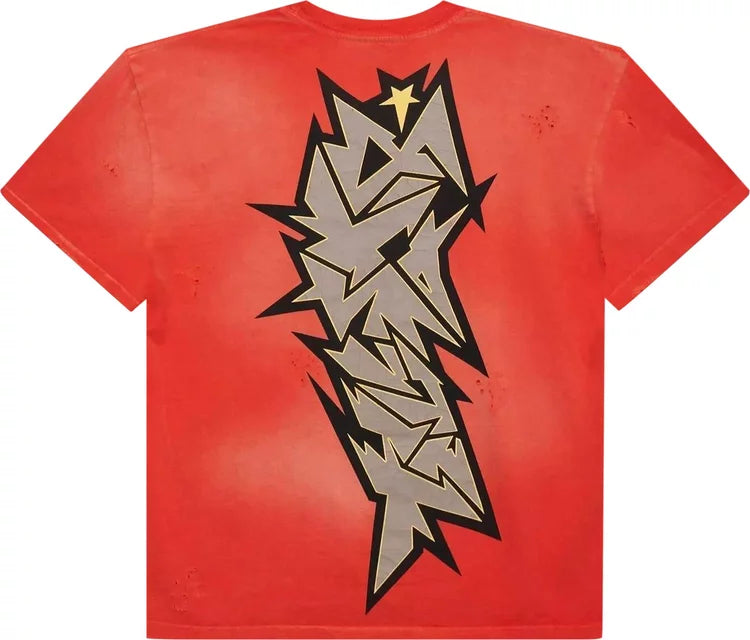 Hellstar "Cracked" Red T-Shirt