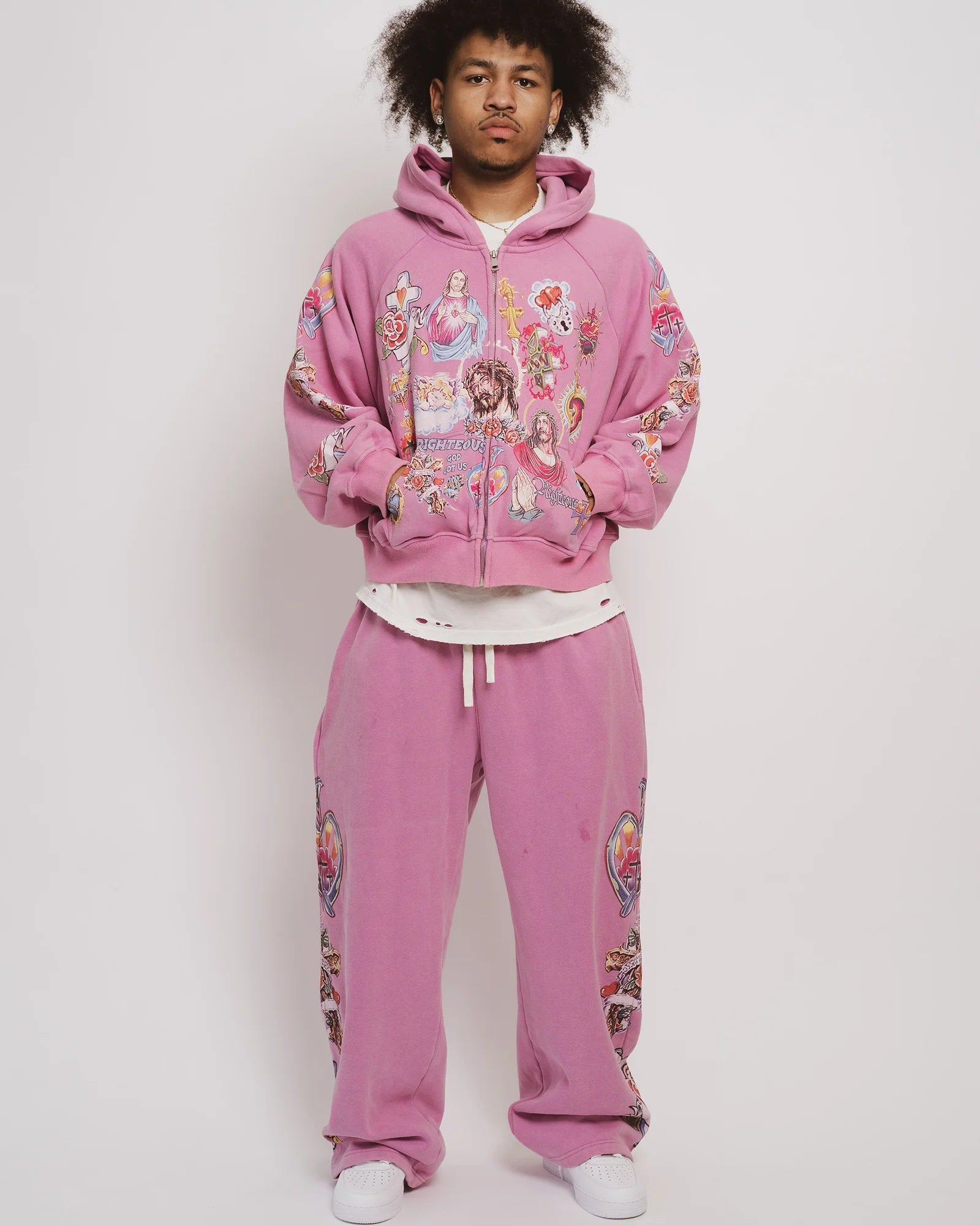 We Are Righteous "Purple" Zip-Up Hoodie