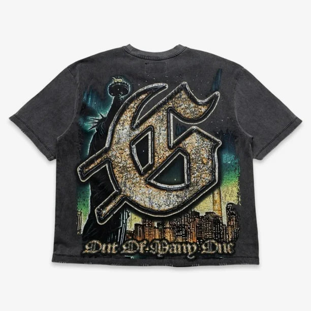 Godspeed "Sightseeing" Grey Wash T-Shirt