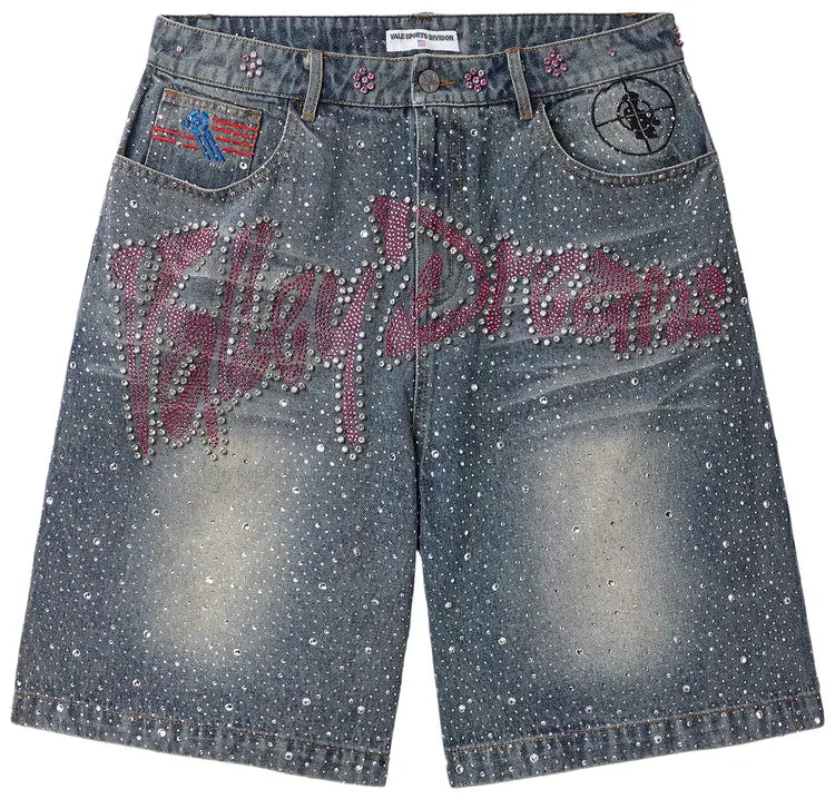 Vale "Iced Out" Jean Shorts
