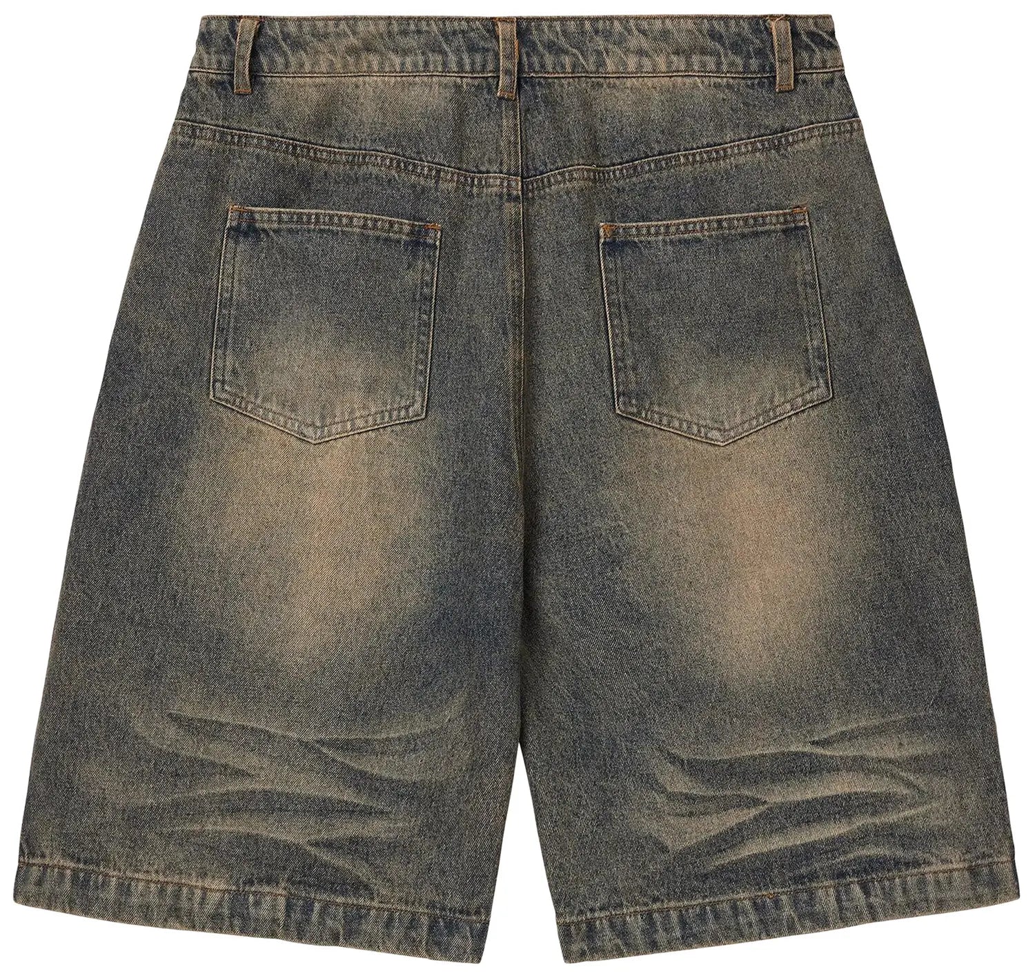 Vale "Skittles" Mid Blue Jean Shorts Jorts