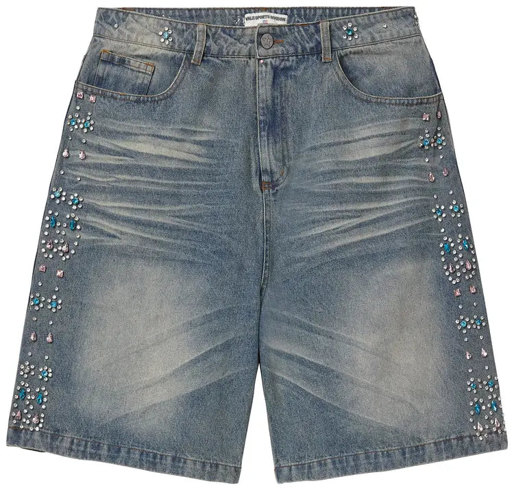 Vale "Candy" Light Wash Jean Shorts