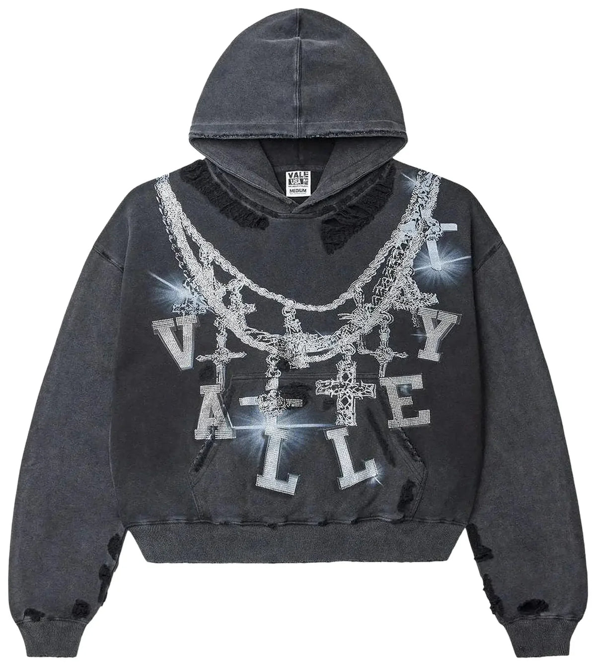 Vale "Big Chain" Black Pullover Hoodie