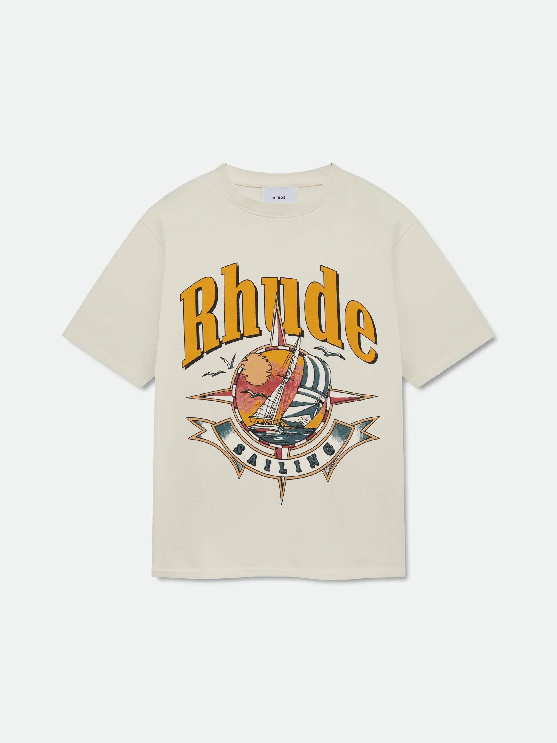 Rhude "Port De Rhude" White T-Shirt