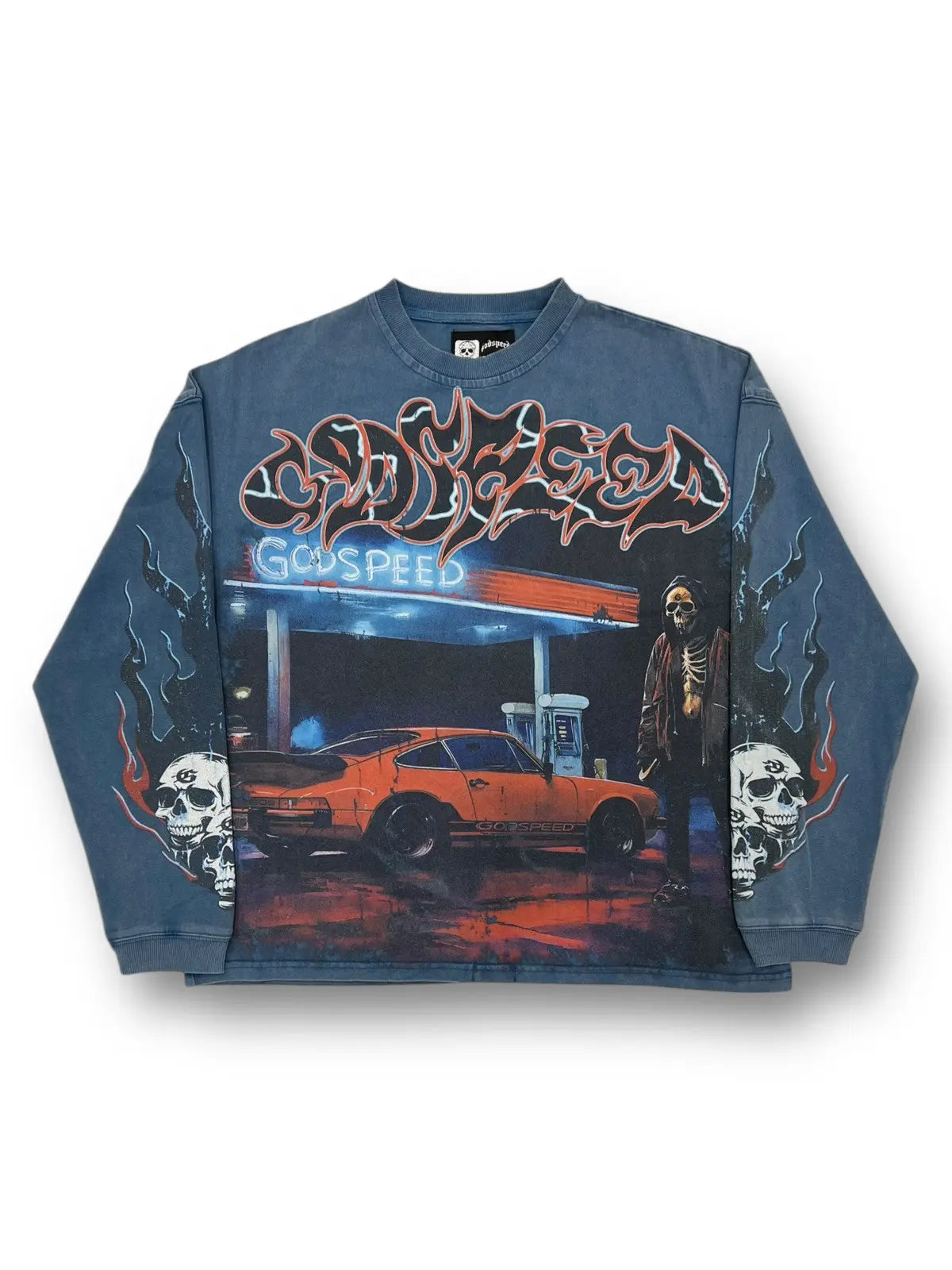 Godspeed "Pitstop" Navy Long Sleeve