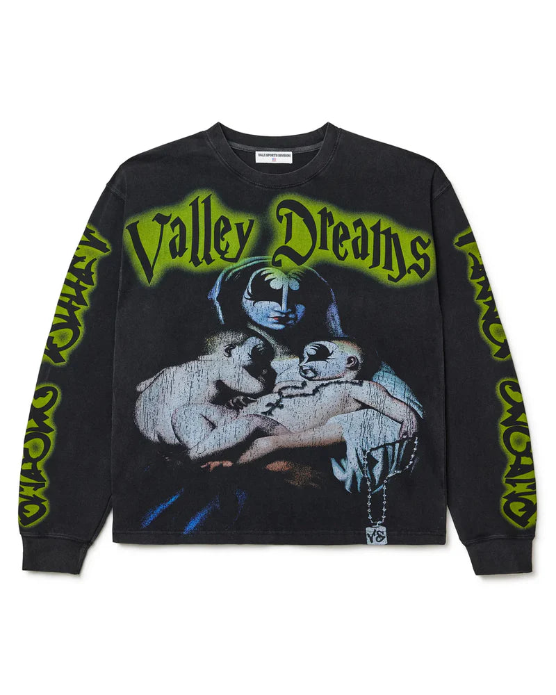 Vale "Heavy Metal" Black Long Sleeve T-Shirt