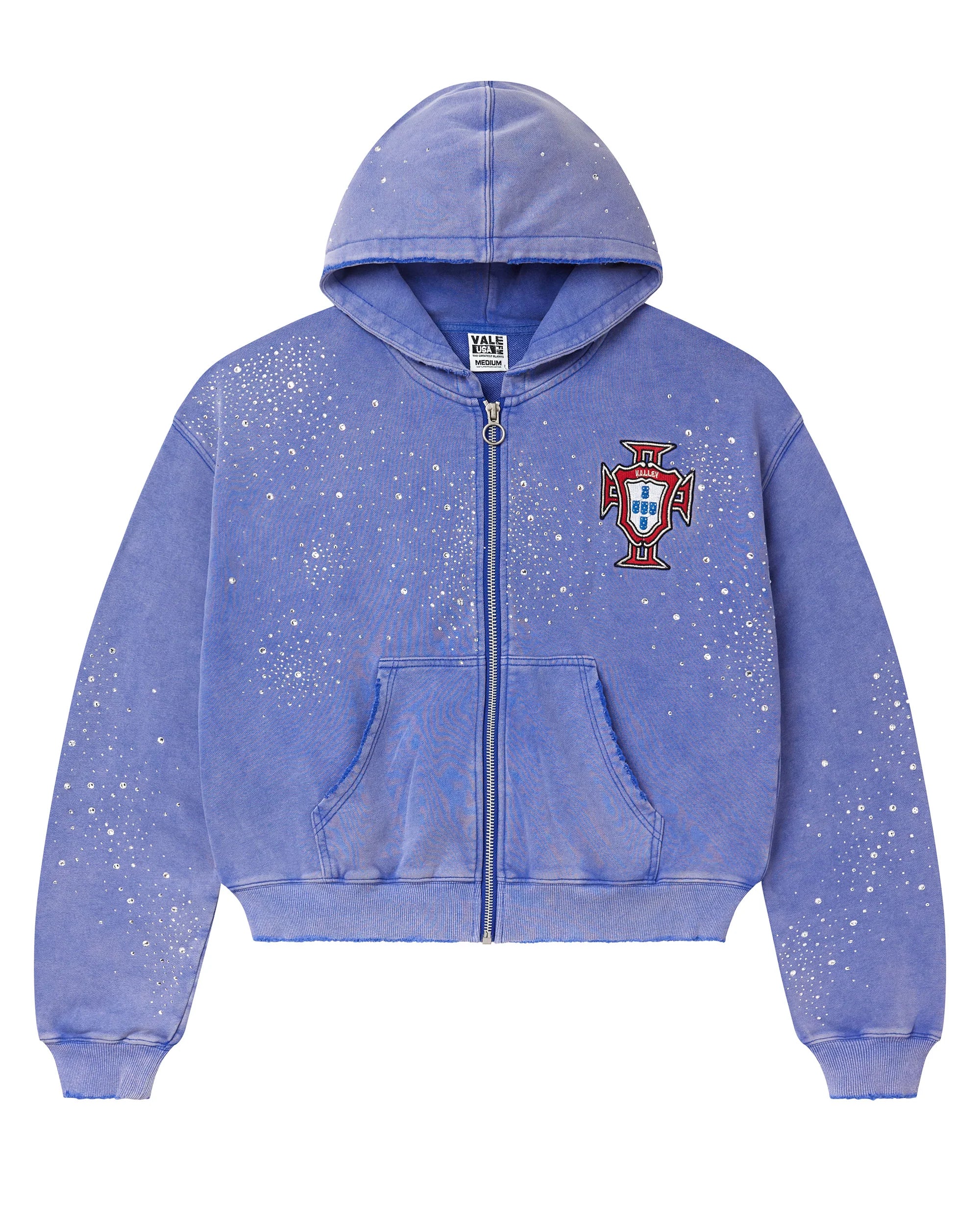 Vale "Sea" Pluto Cluster Zip-Up Hoodie