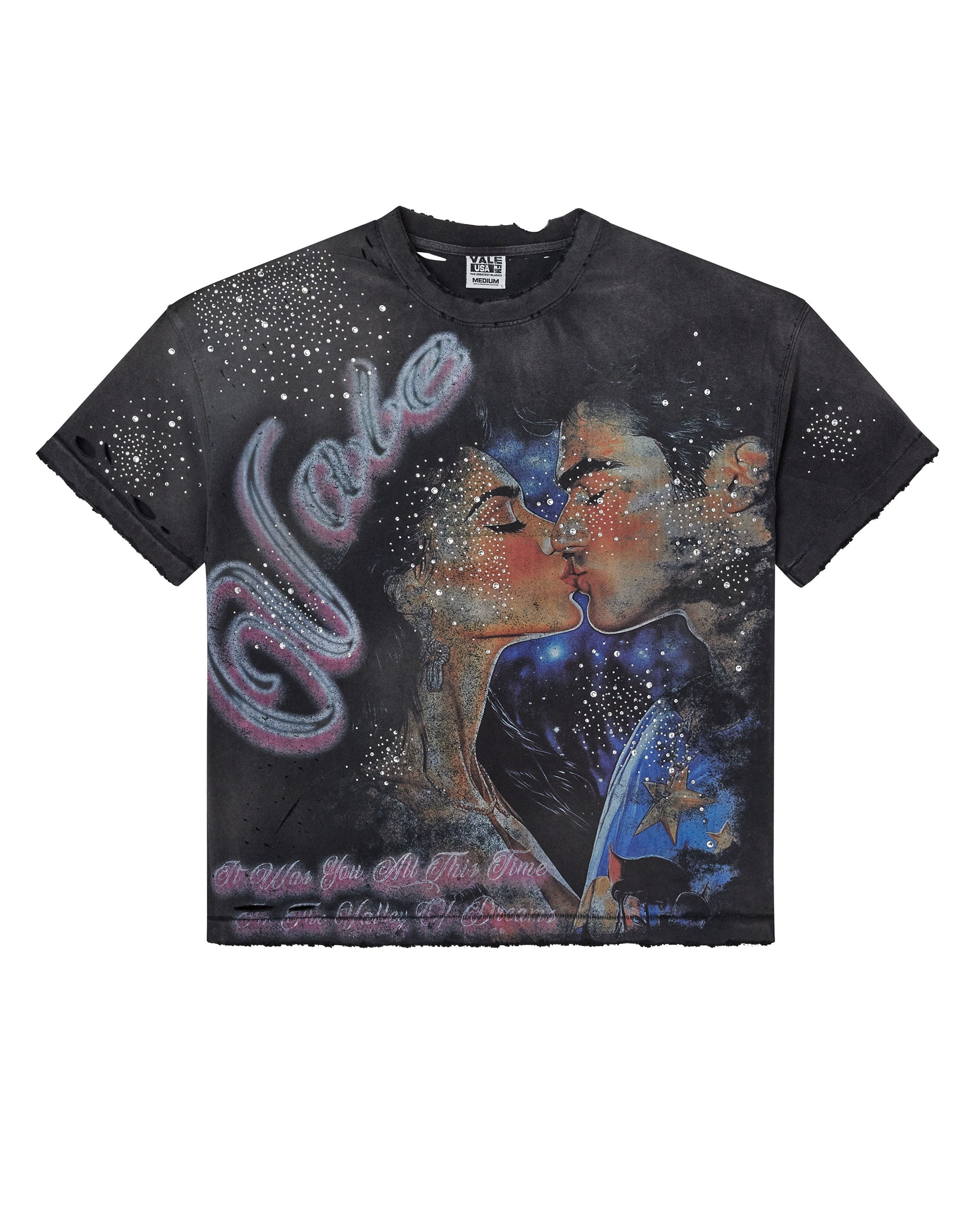Vale "Fated Yours" Black Bling T-Shirt