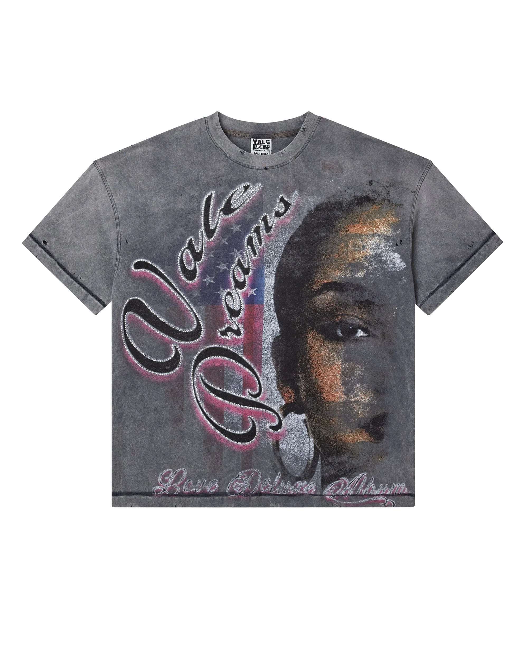 Vale "Taboo" Grey Bling T-Shirt