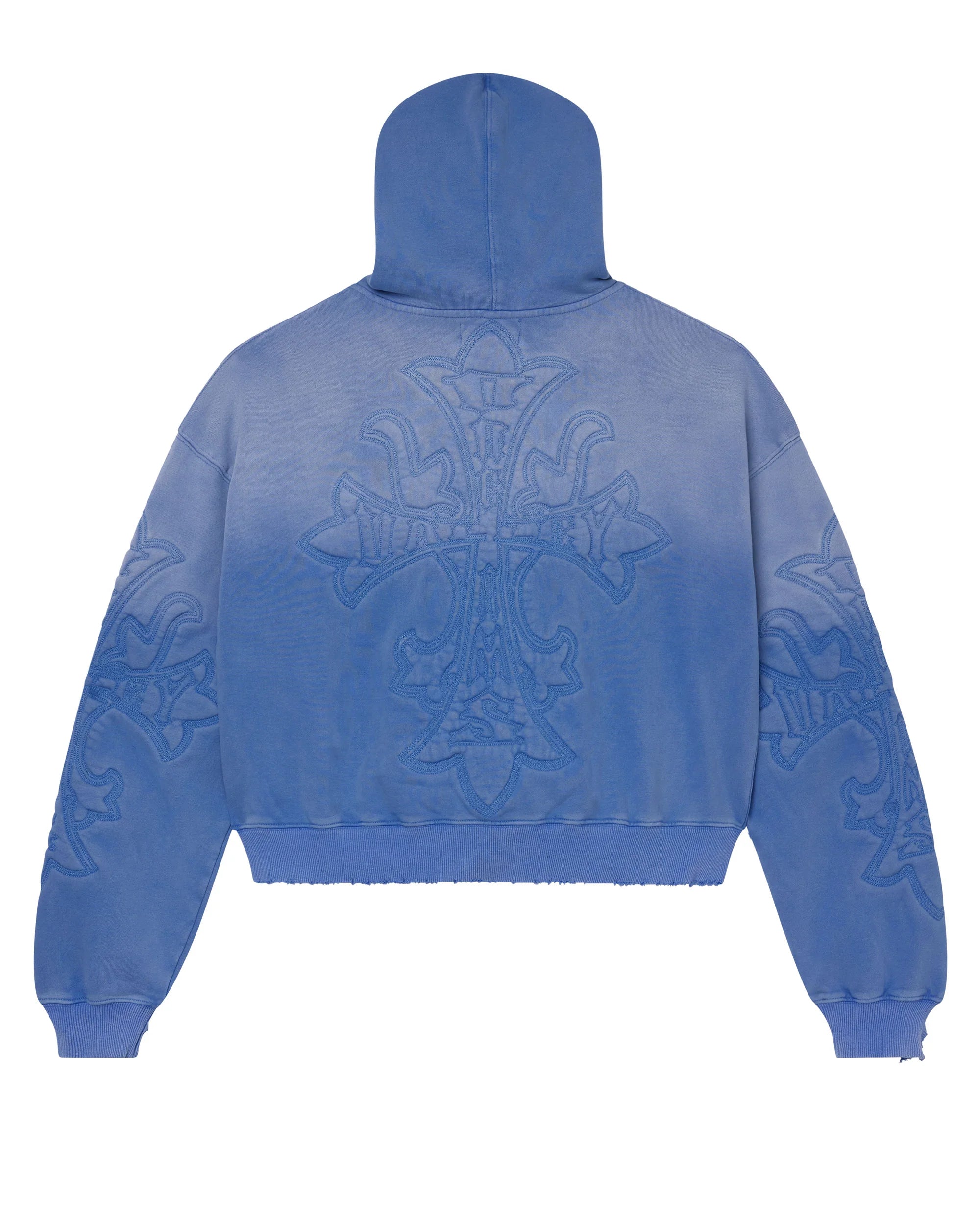 Vale "Carver" Blue Zip-Up Hoodie