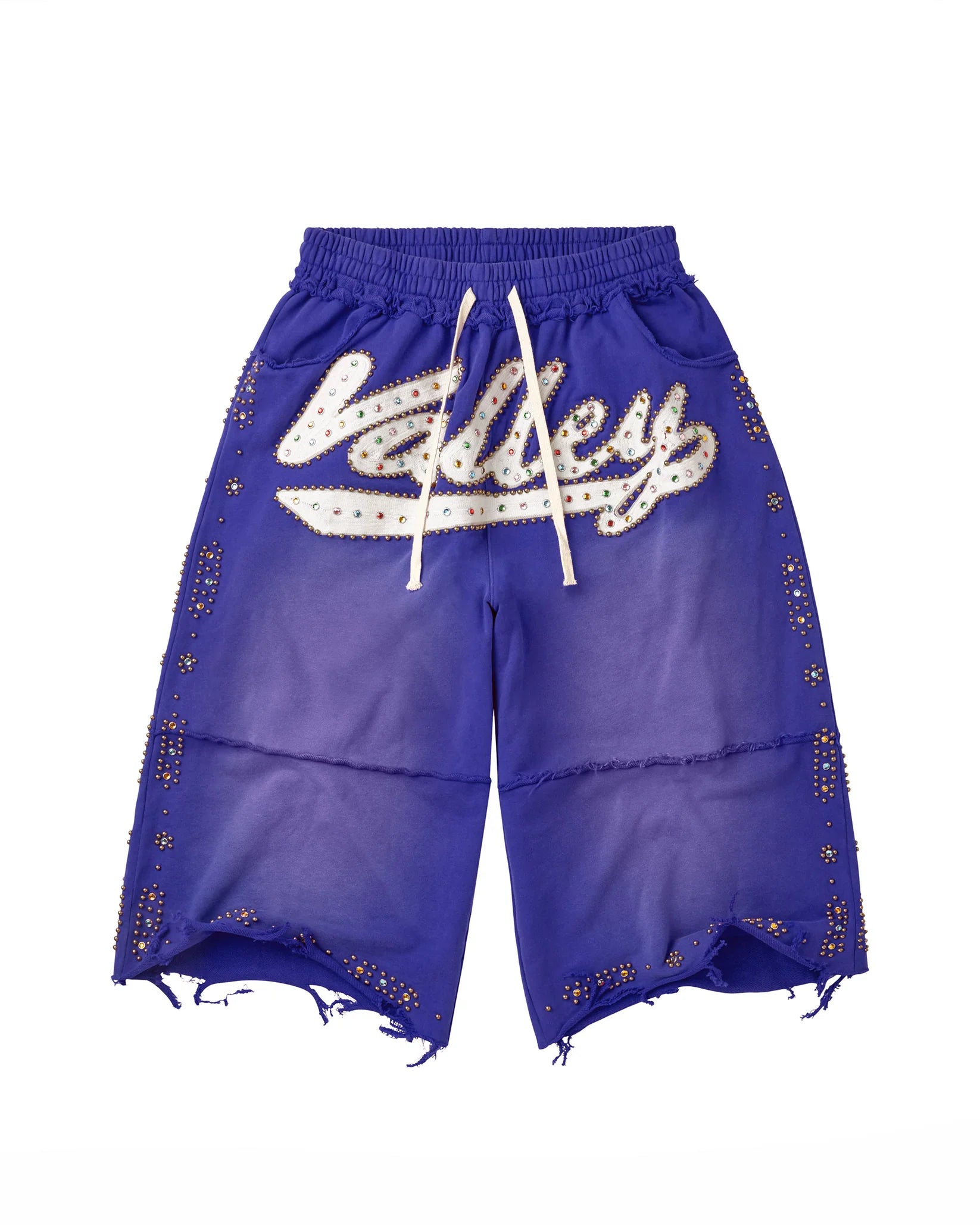 Vale "Skittles" Sapphire Blue 3 Quarter Sweat shorts