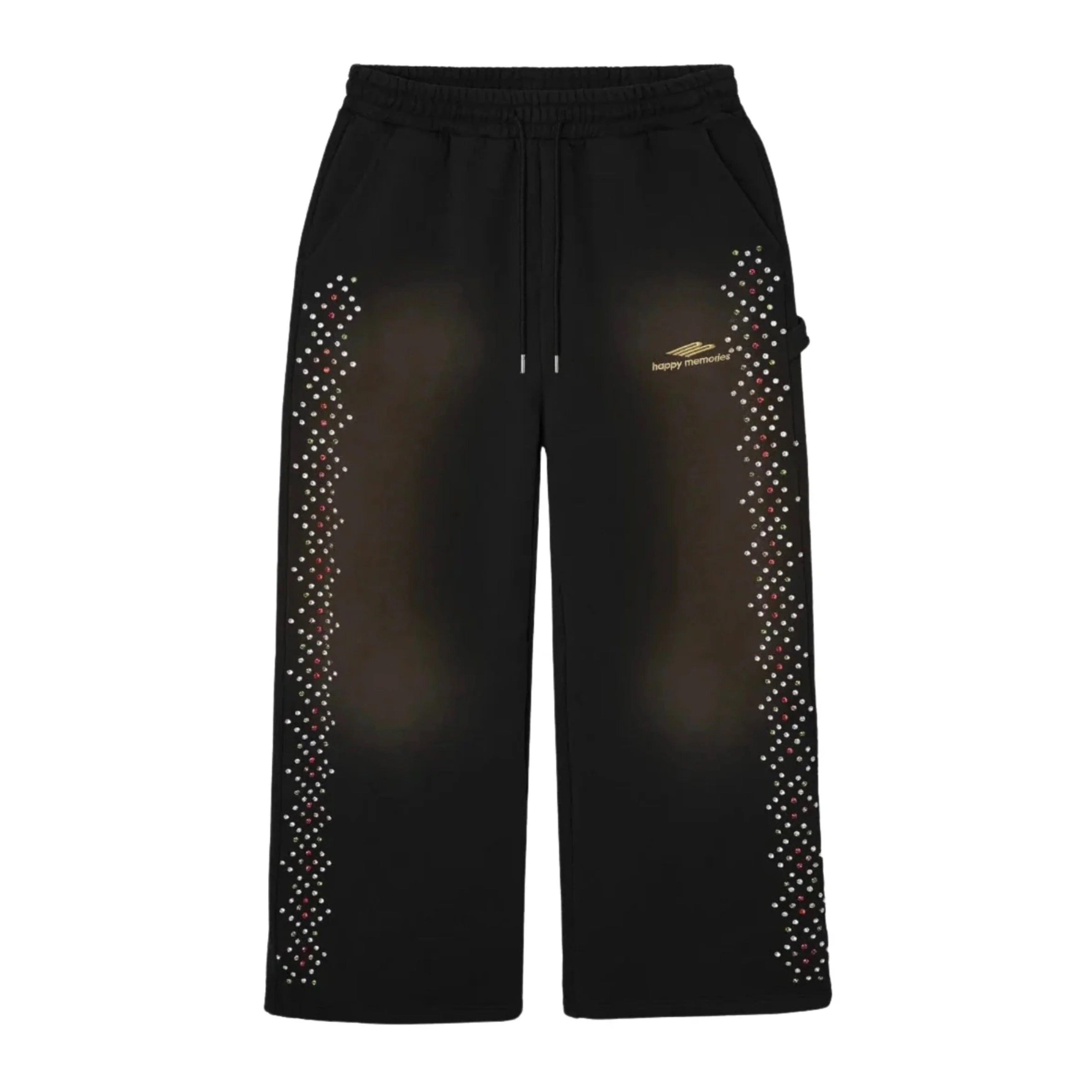 HMDD "Crystal" Black Sweatpants