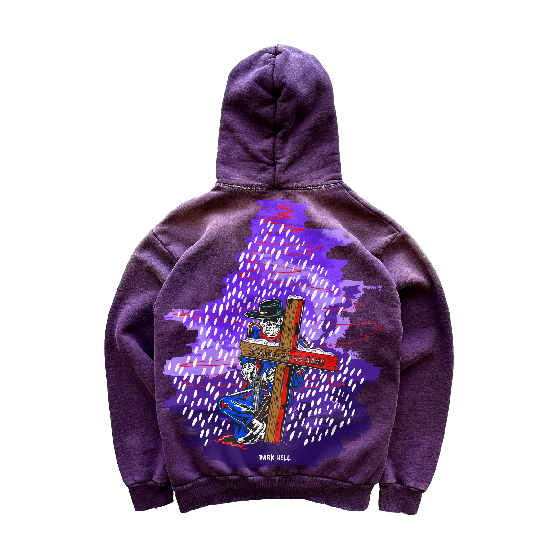 Warren Lotas "Dark Hell" Hoodie Purple