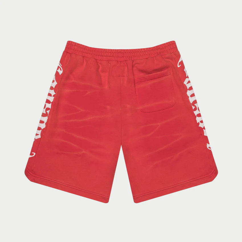 Godspeed "Red Tie-Dye" Courtside Cotton Shorts