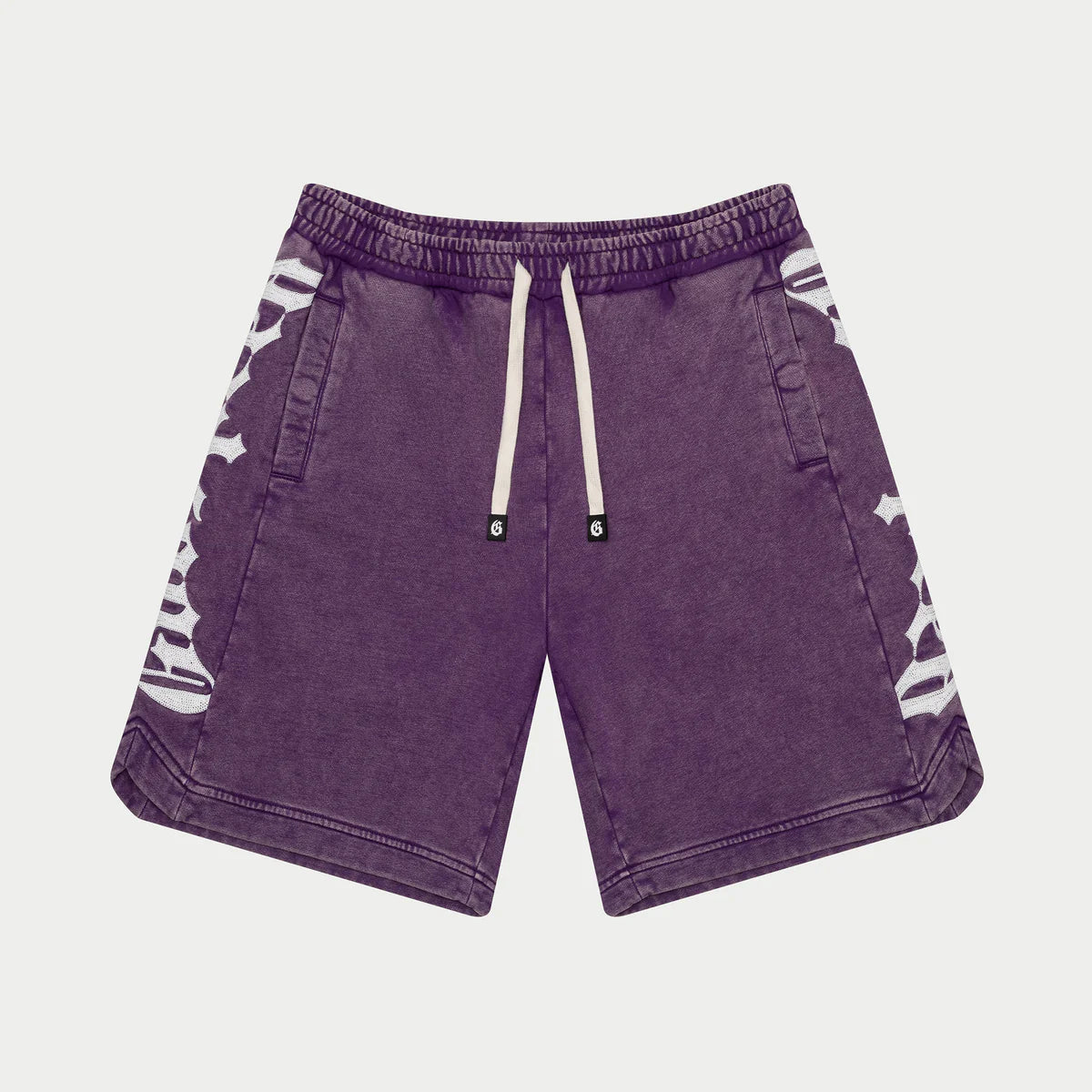 Godspeed "Grape Wash" CourtSide Cotton Shorts