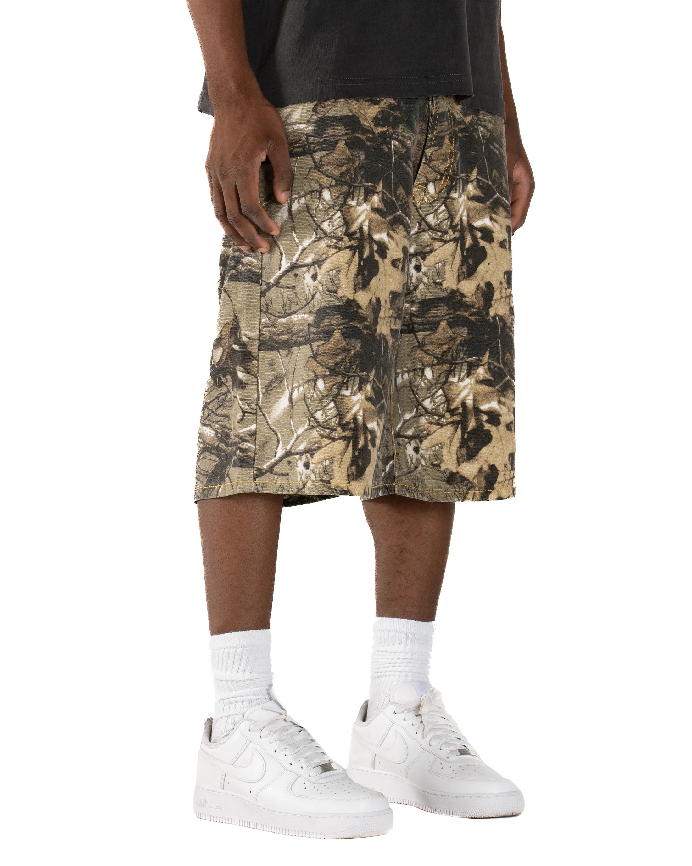 Mint Crew "Real Tree" Jean Shorts