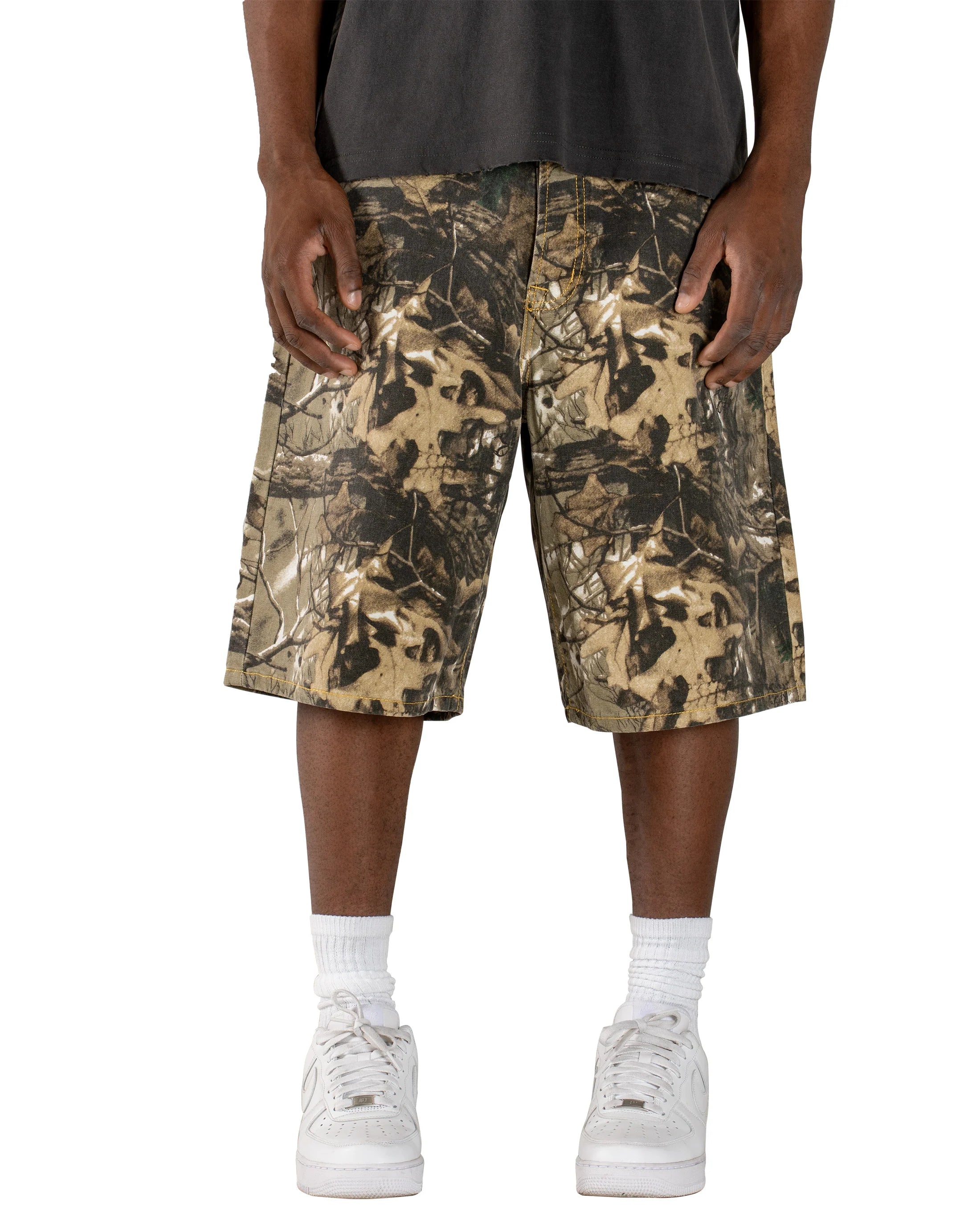 Mint Crew "Real Tree" Jean Shorts