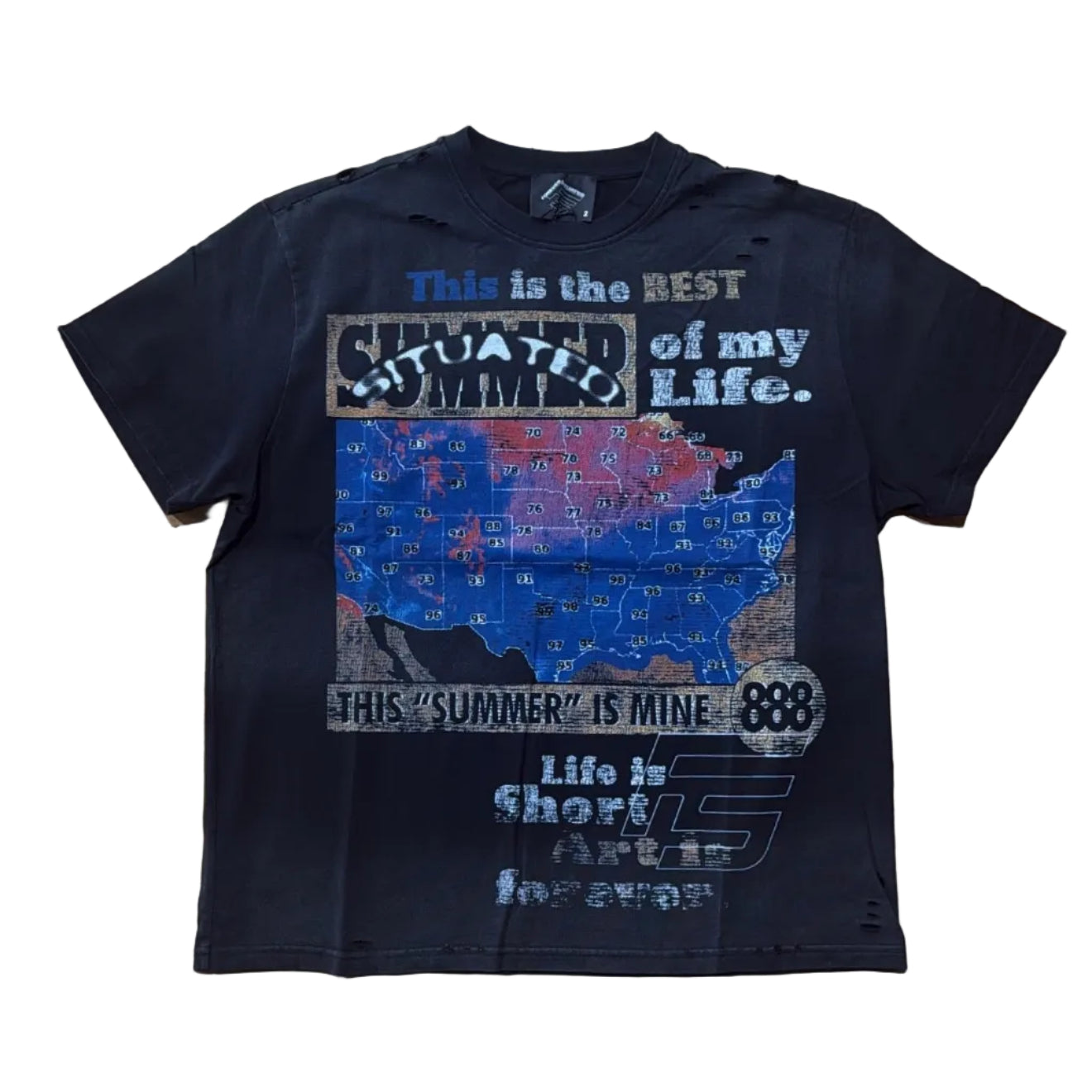 Forever Situated "Situated Summer" T-Shirt (Black)
