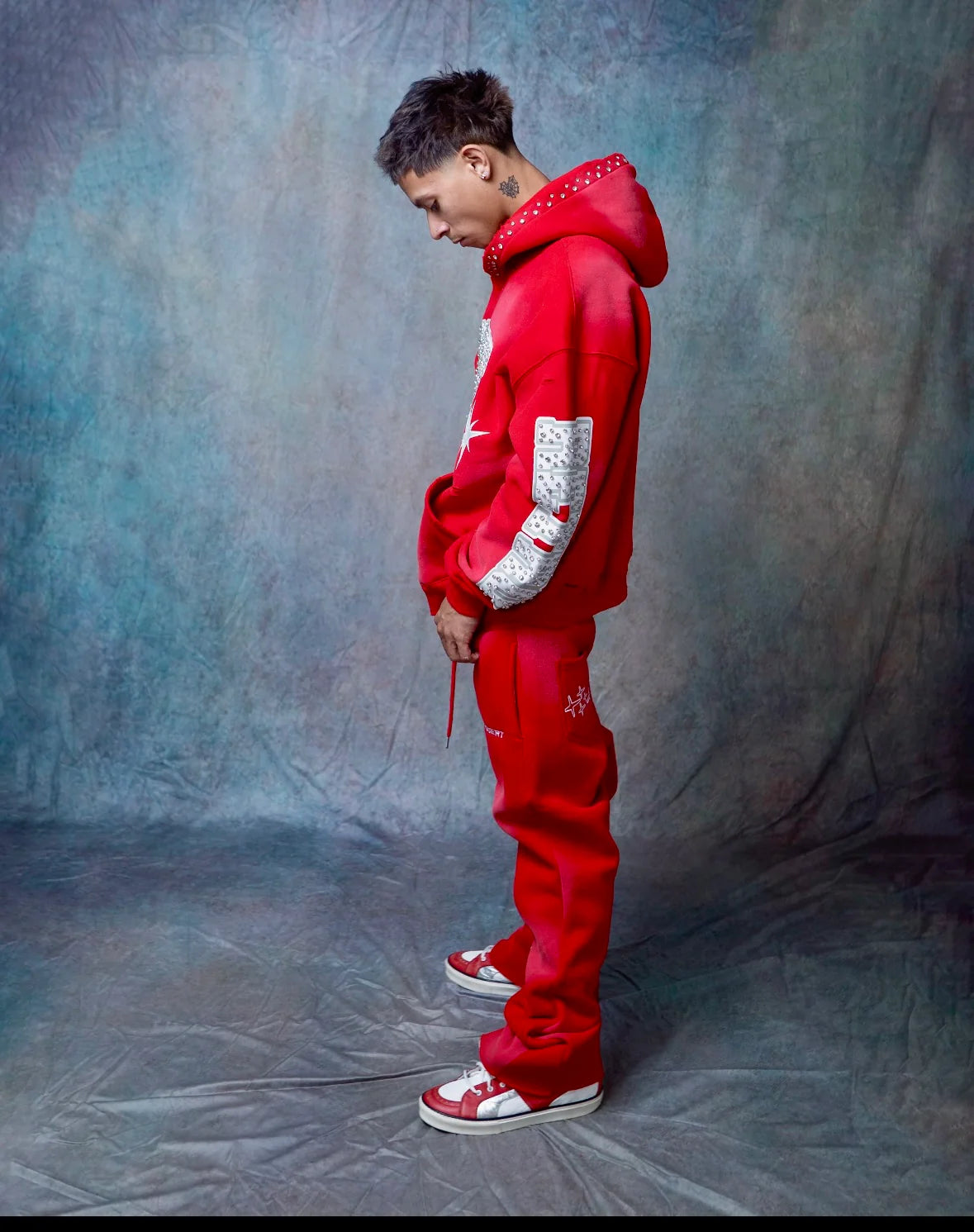 Retrtovert "Flare" Red Sweatpants