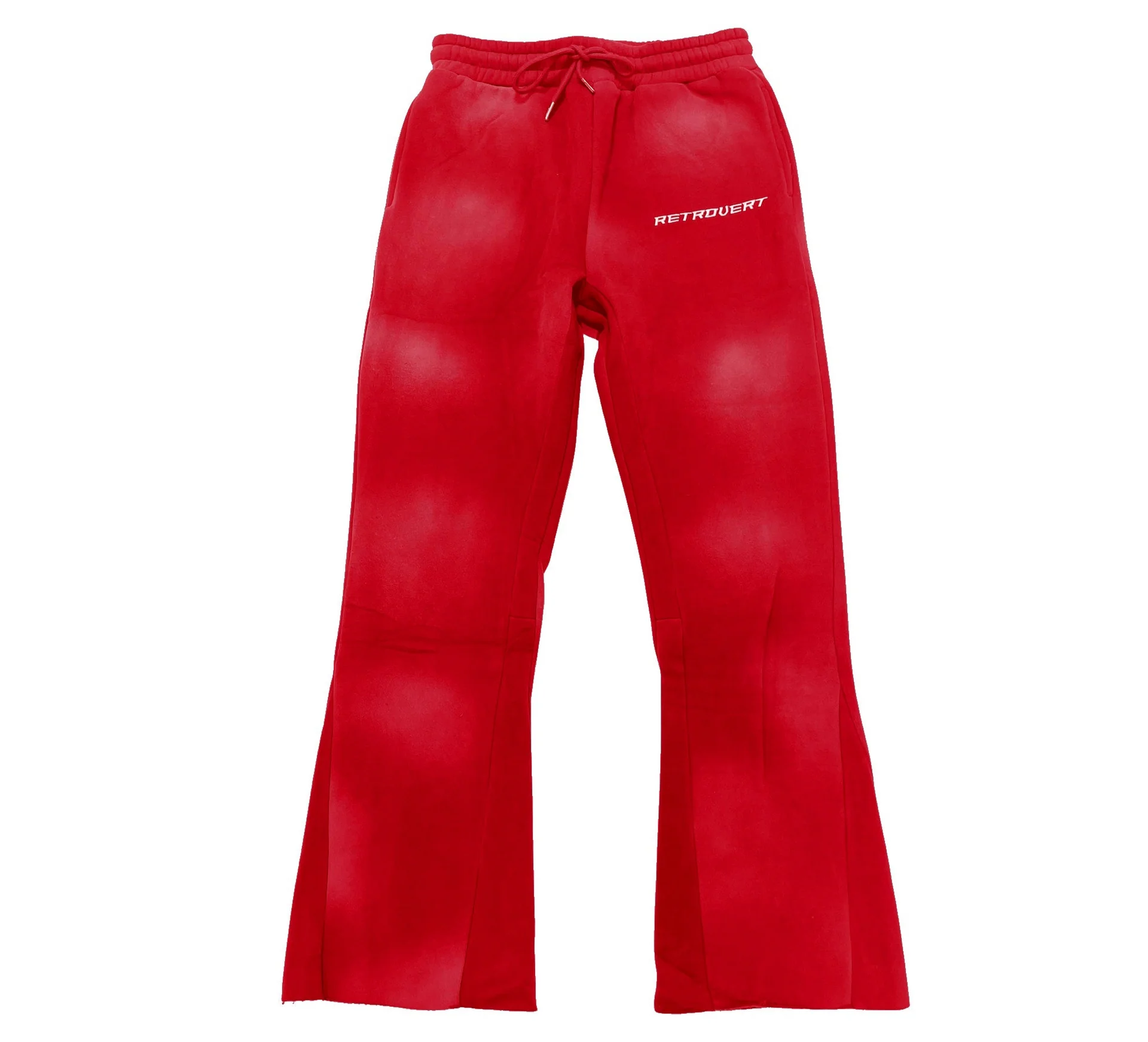 Retrtovert "Flare" Red Sweatpants