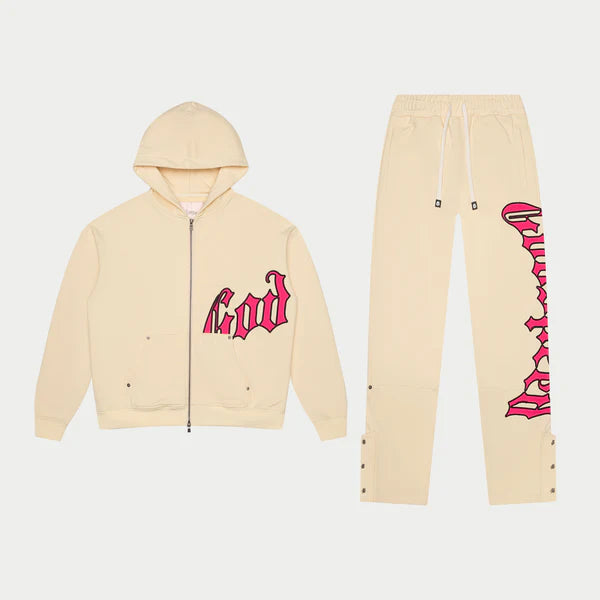 Godspeed "Cream/Pink" Full Sweatsuit