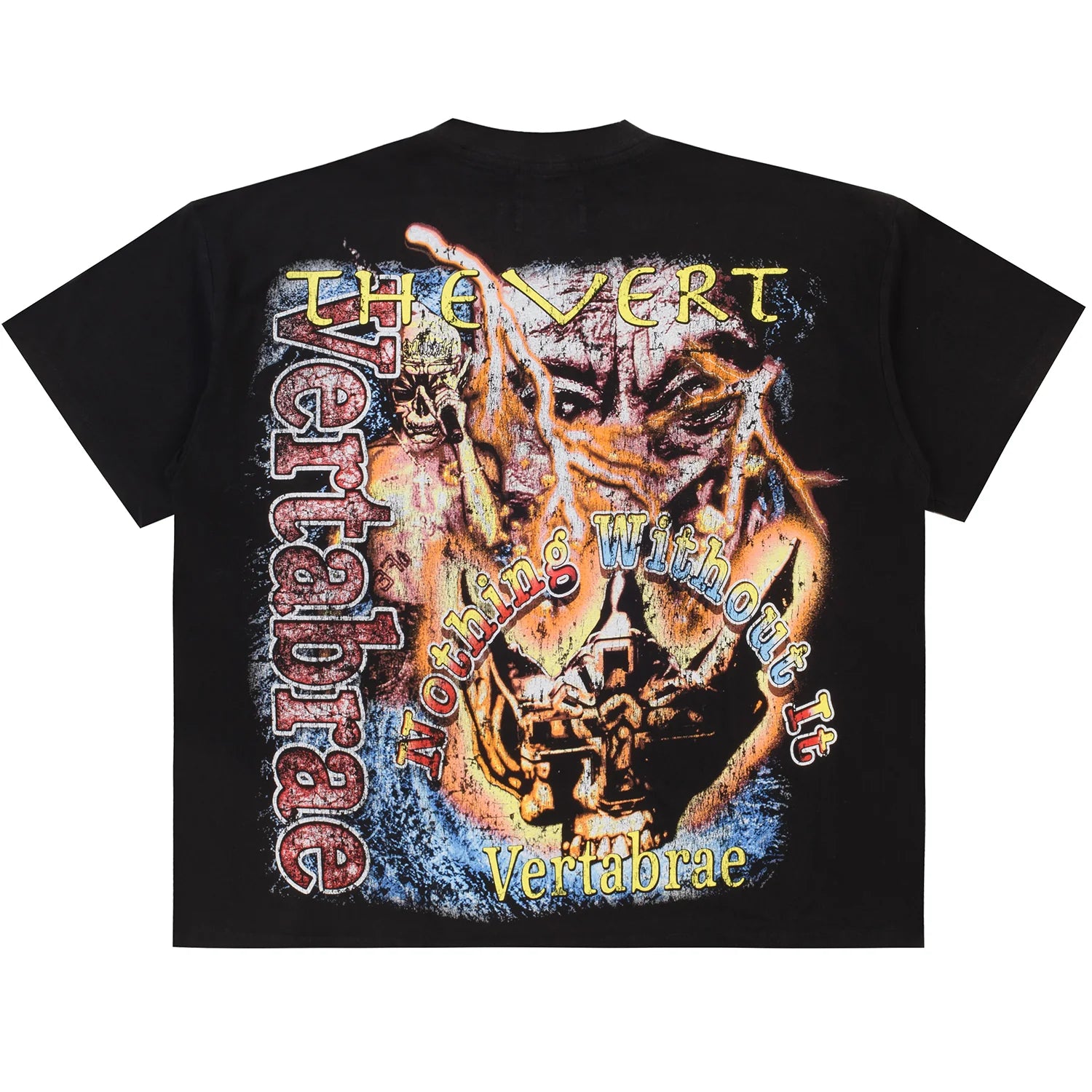 Vertabrae "7 Rap" Black T-Shirt