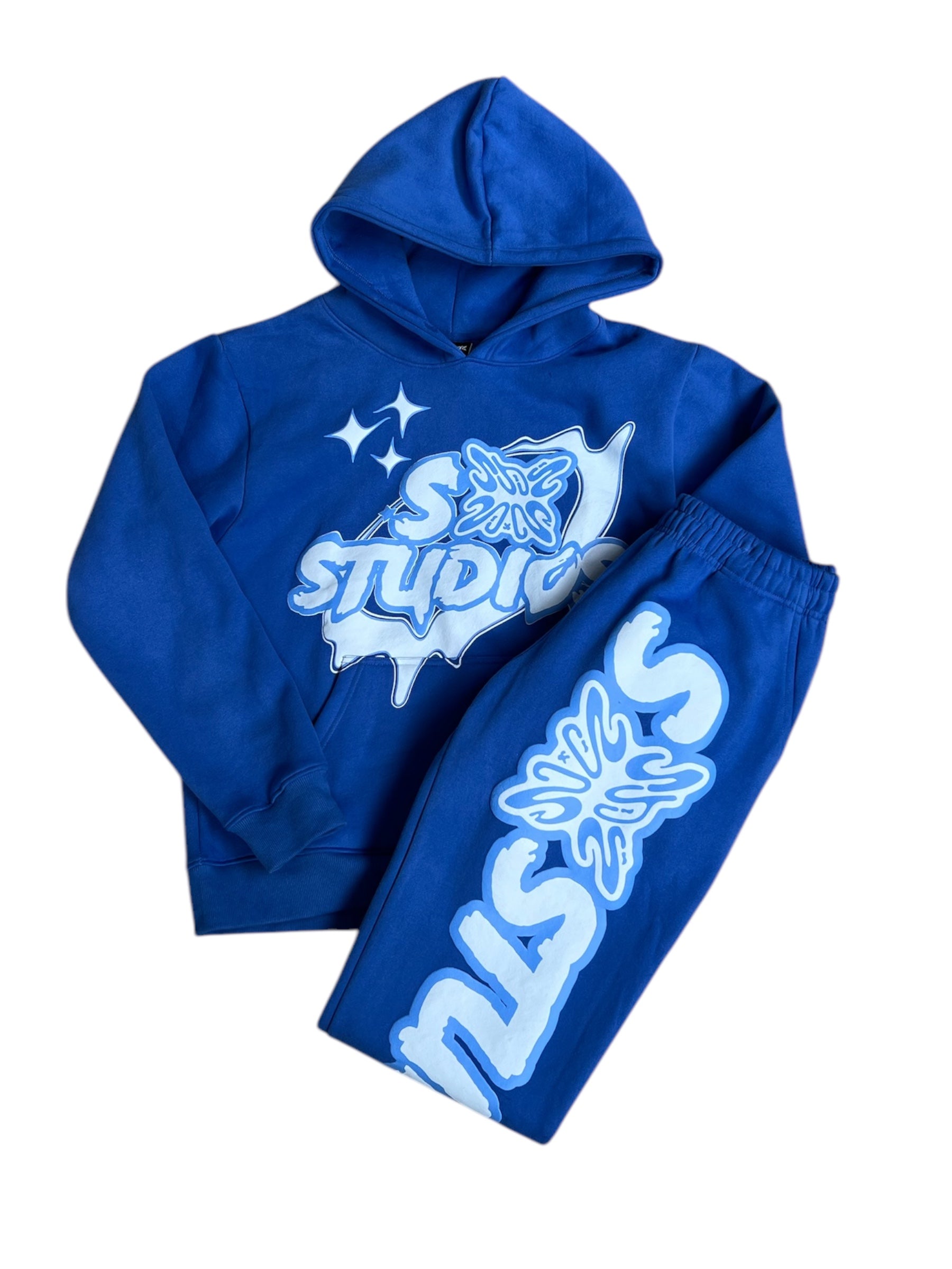 SB Studios Stain Bandz Blue/Blue Full Sweatsuit