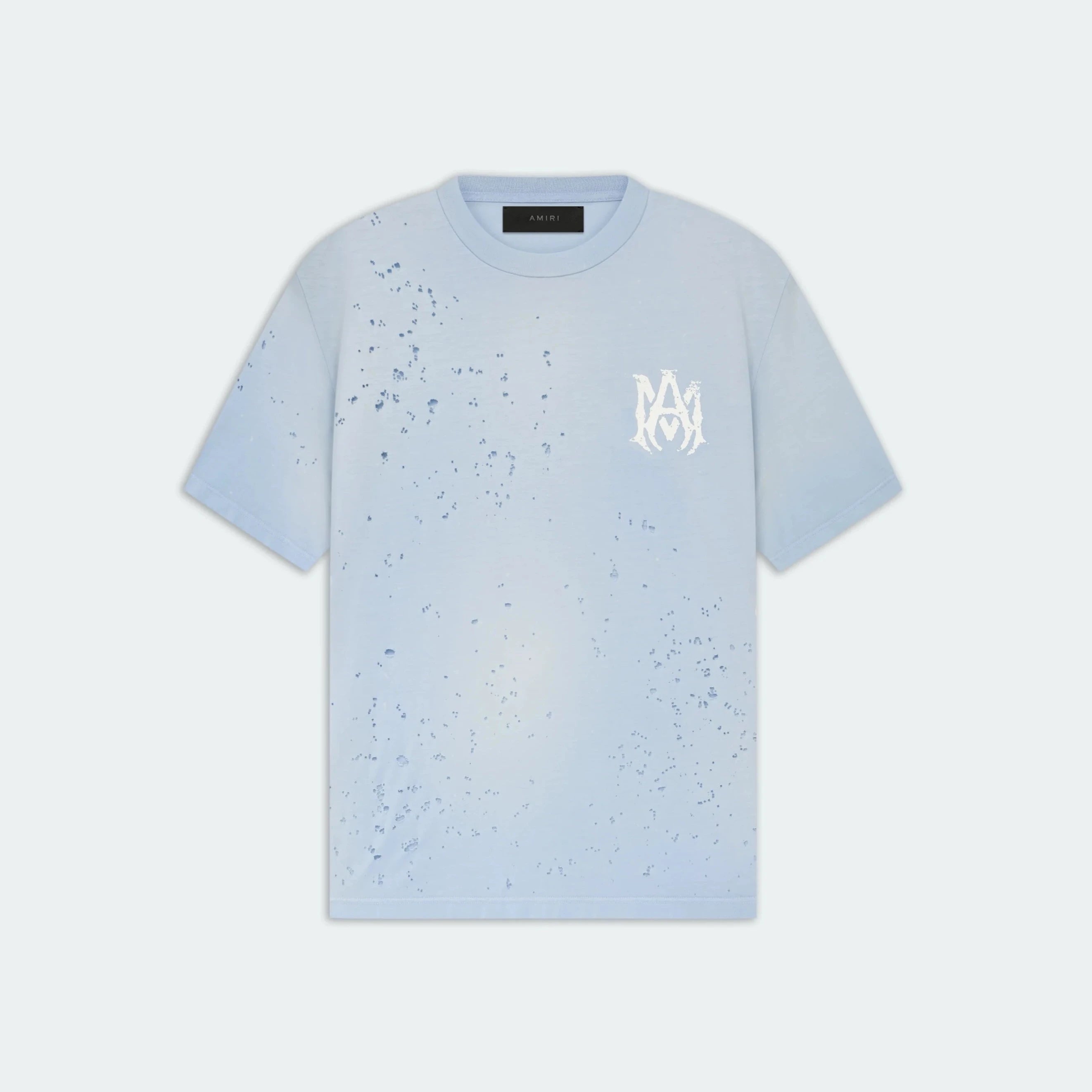Amiri Blue Shotgun Tee
