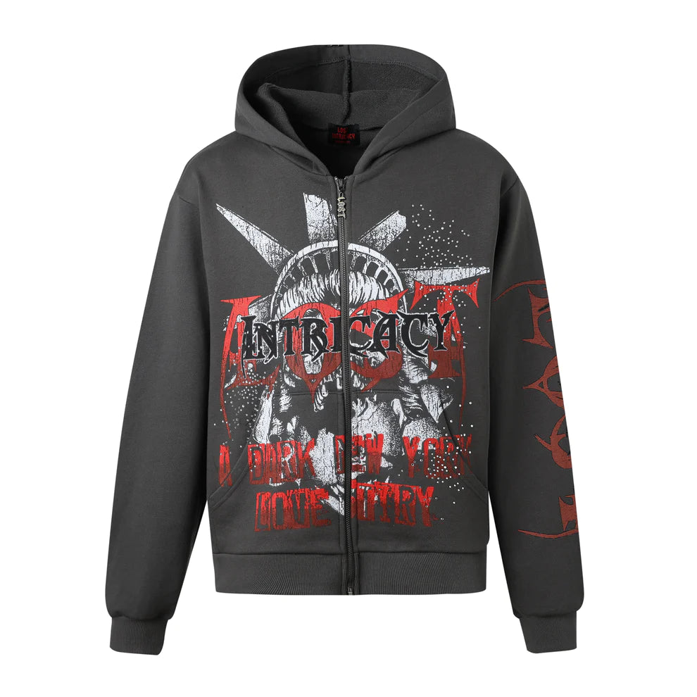 Lost Intricacy "Dark City" Zip Up Hoodie